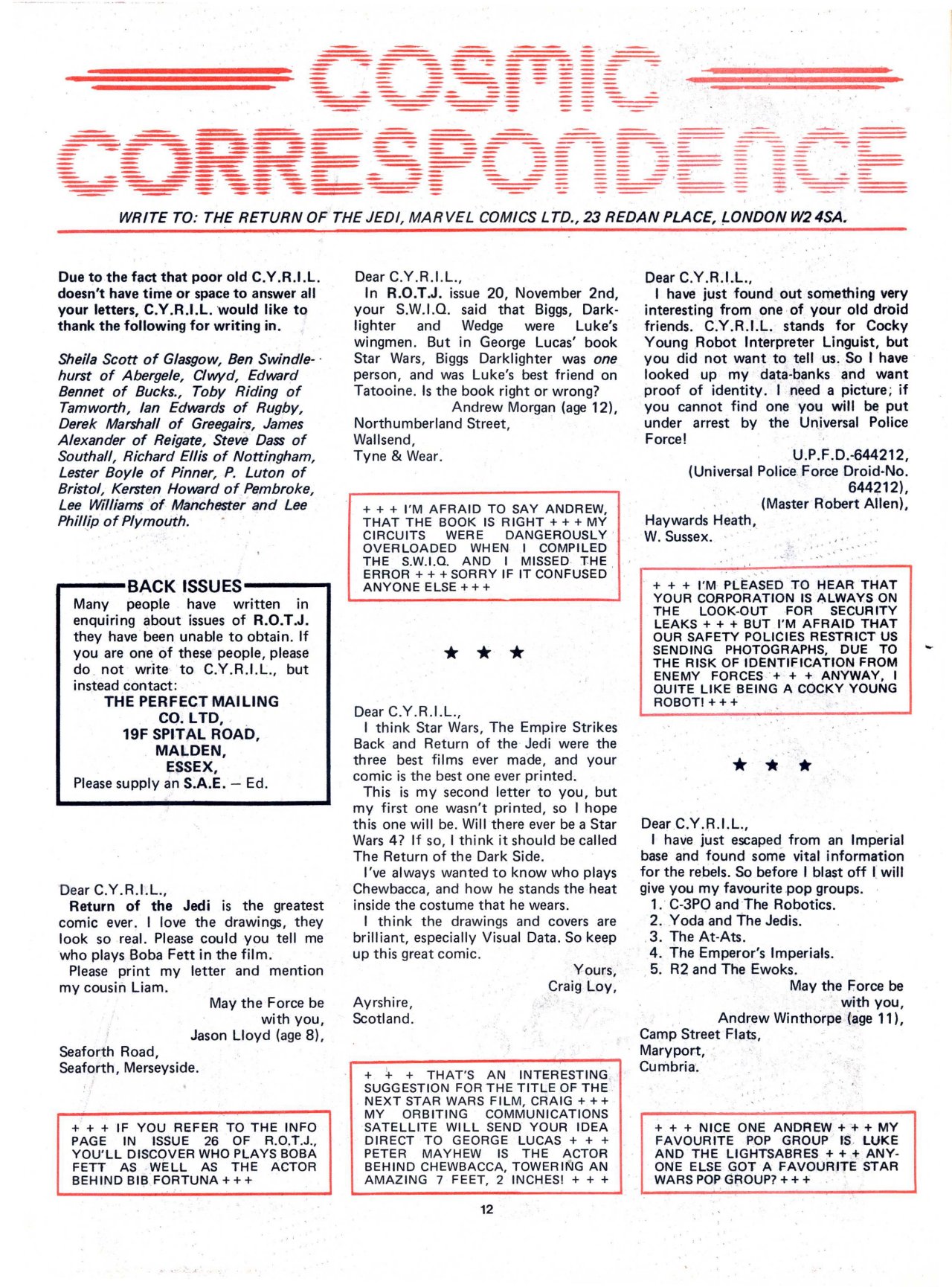 Read online Return of the Jedi comic -  Issue #30 - 12
