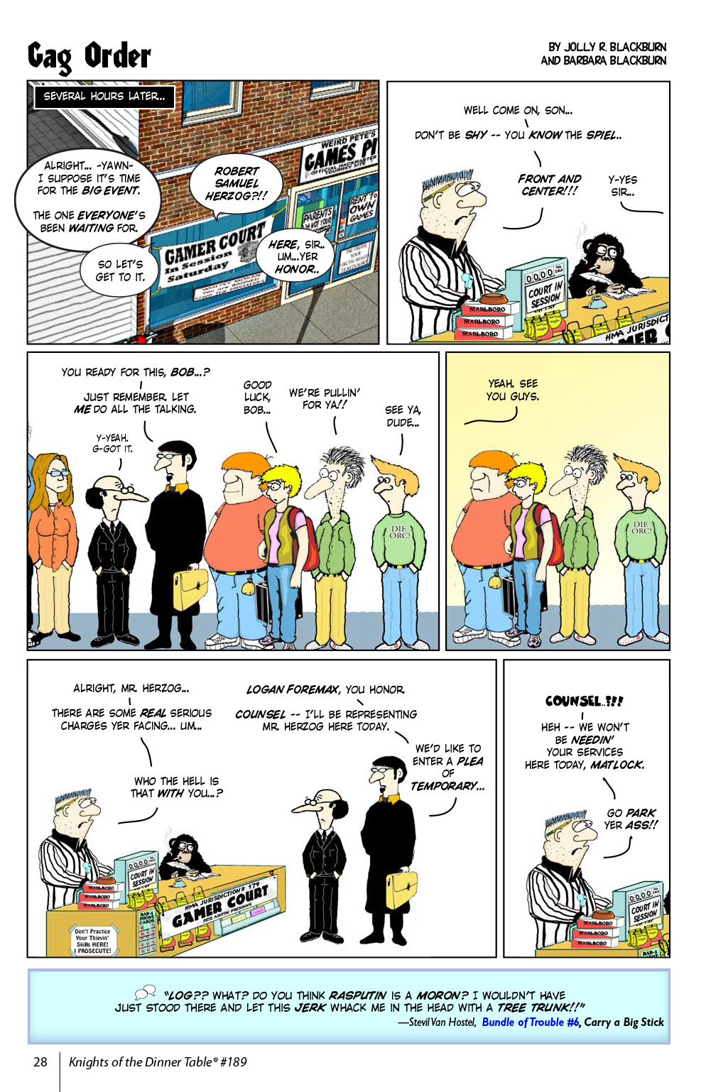 Read online Knights of the Dinner Table comic -  Issue #189 - 30