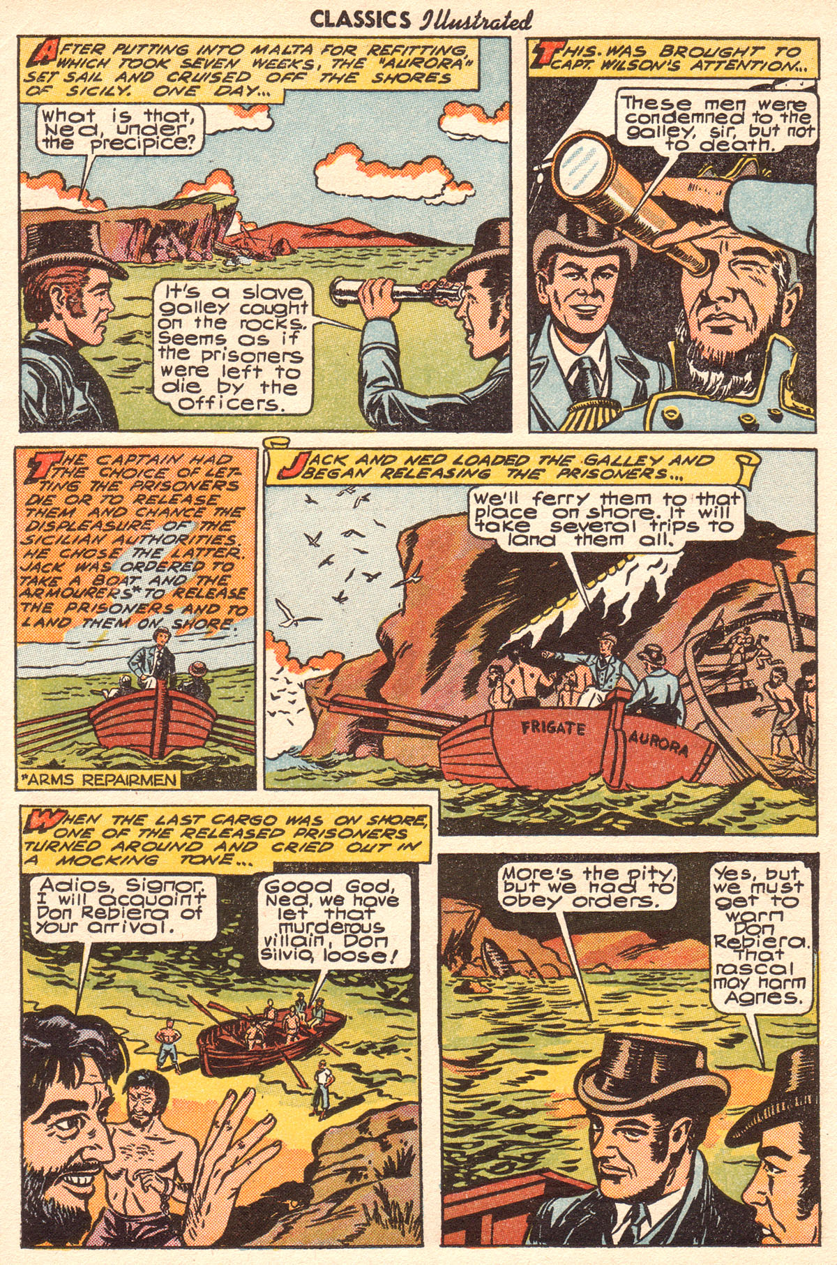 Read online Classics Illustrated comic -  Issue #74 - 34
