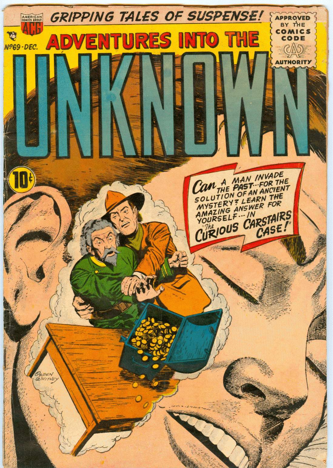 Read online Adventures Into The Unknown comic -  Issue #69 - 1