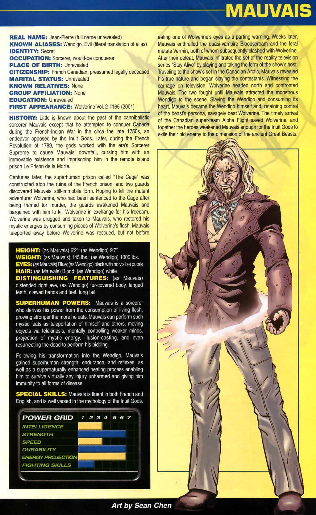 Read online Official Handbook of the Marvel Universe: Wolverine 2004 comic -  Issue # Full - 29