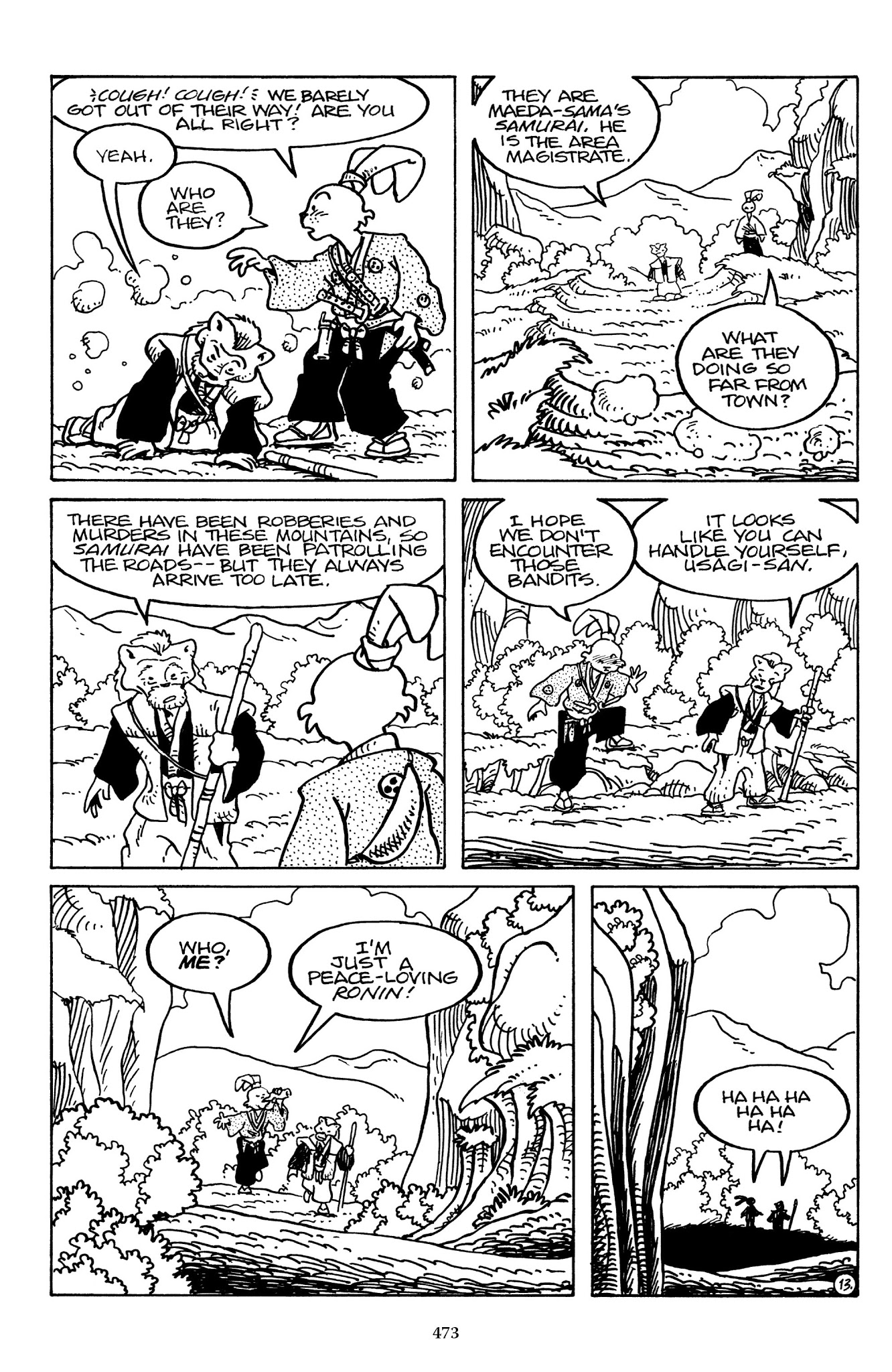 Read online The Usagi Yojimbo Saga comic -  Issue # TPB 7 - 465