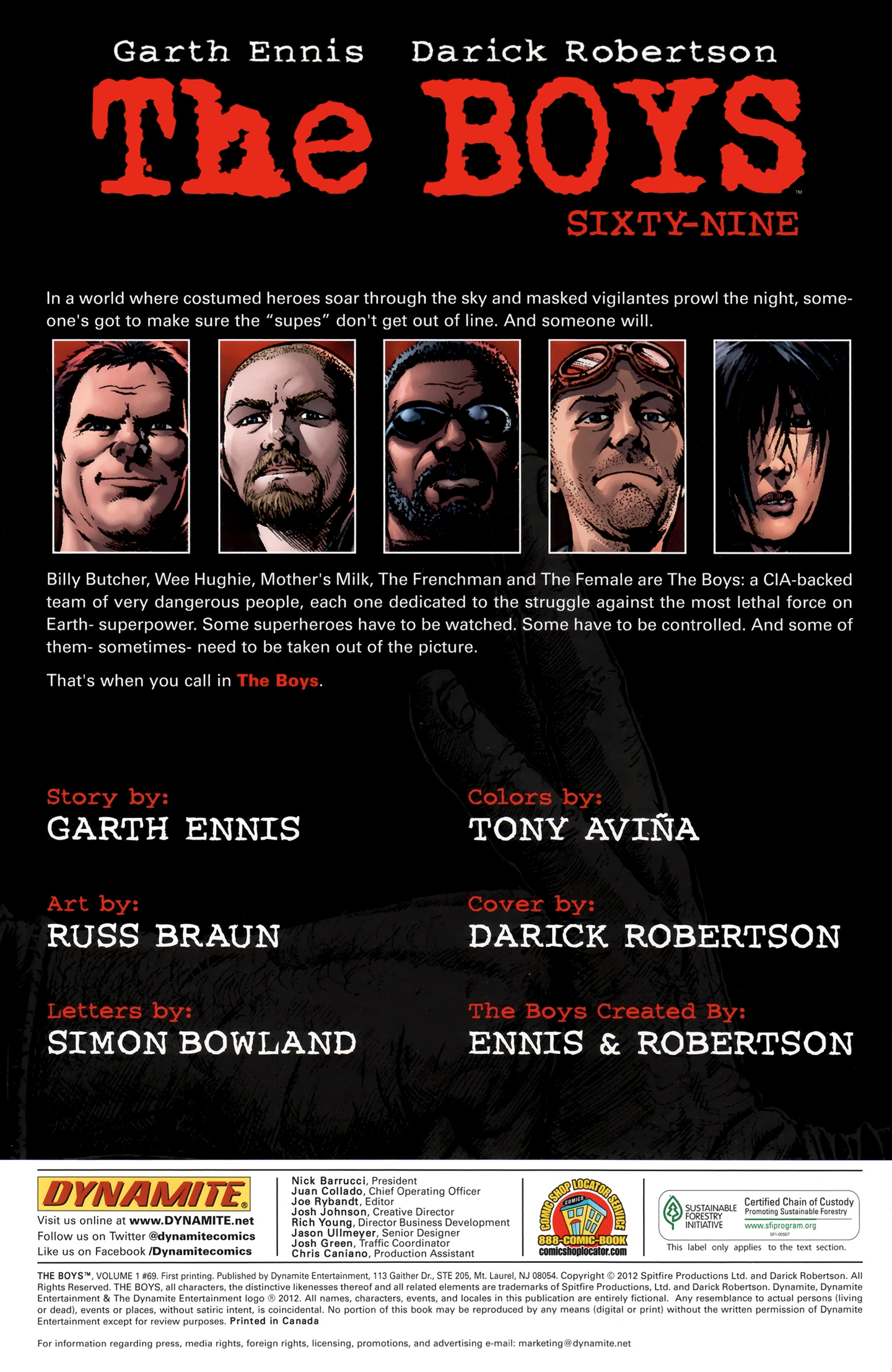 Read online The Boys comic -  Issue #69 - 2