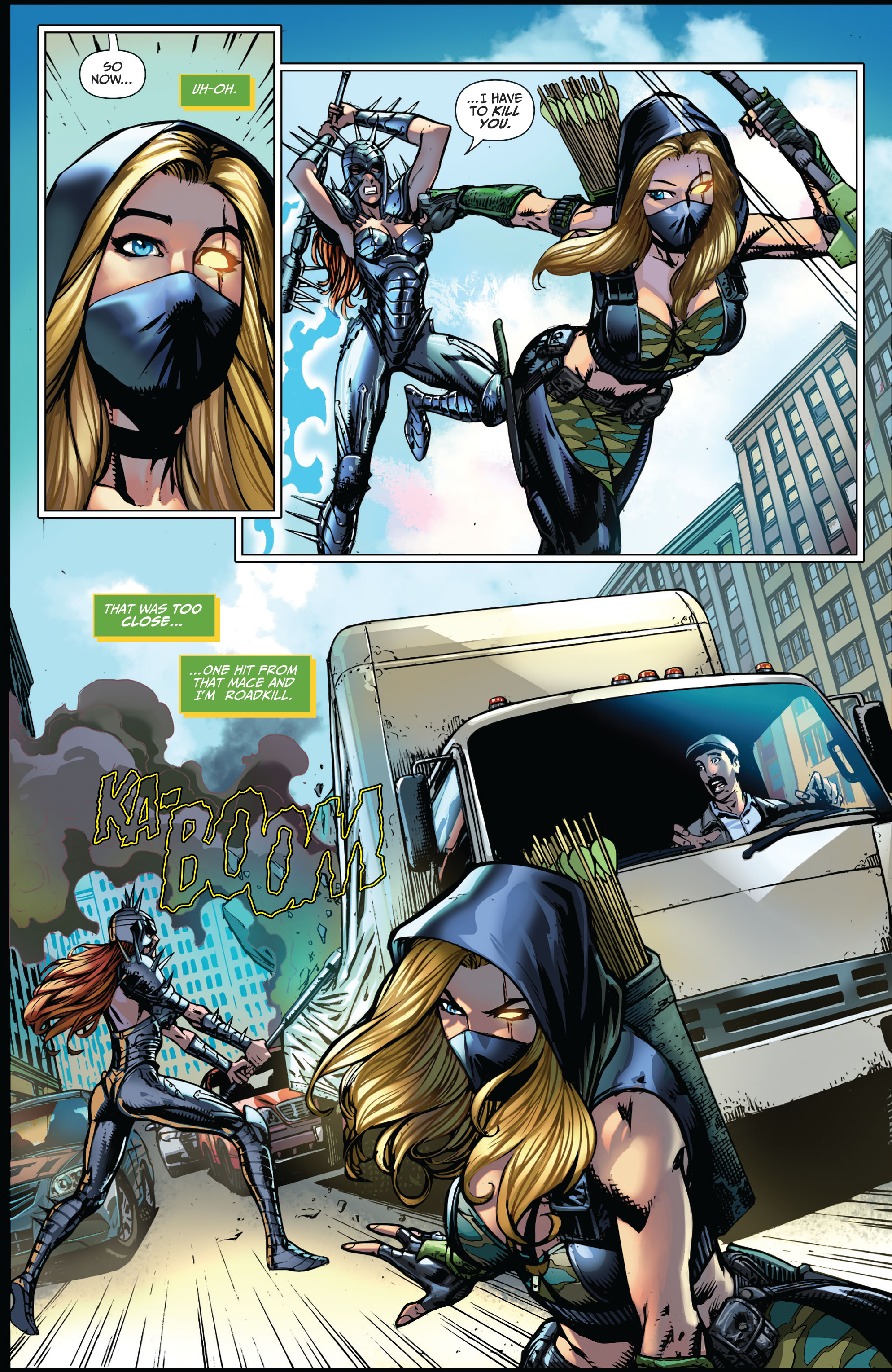 Read online Robyn Hood: Iron Maiden comic -  Issue #2 - 10