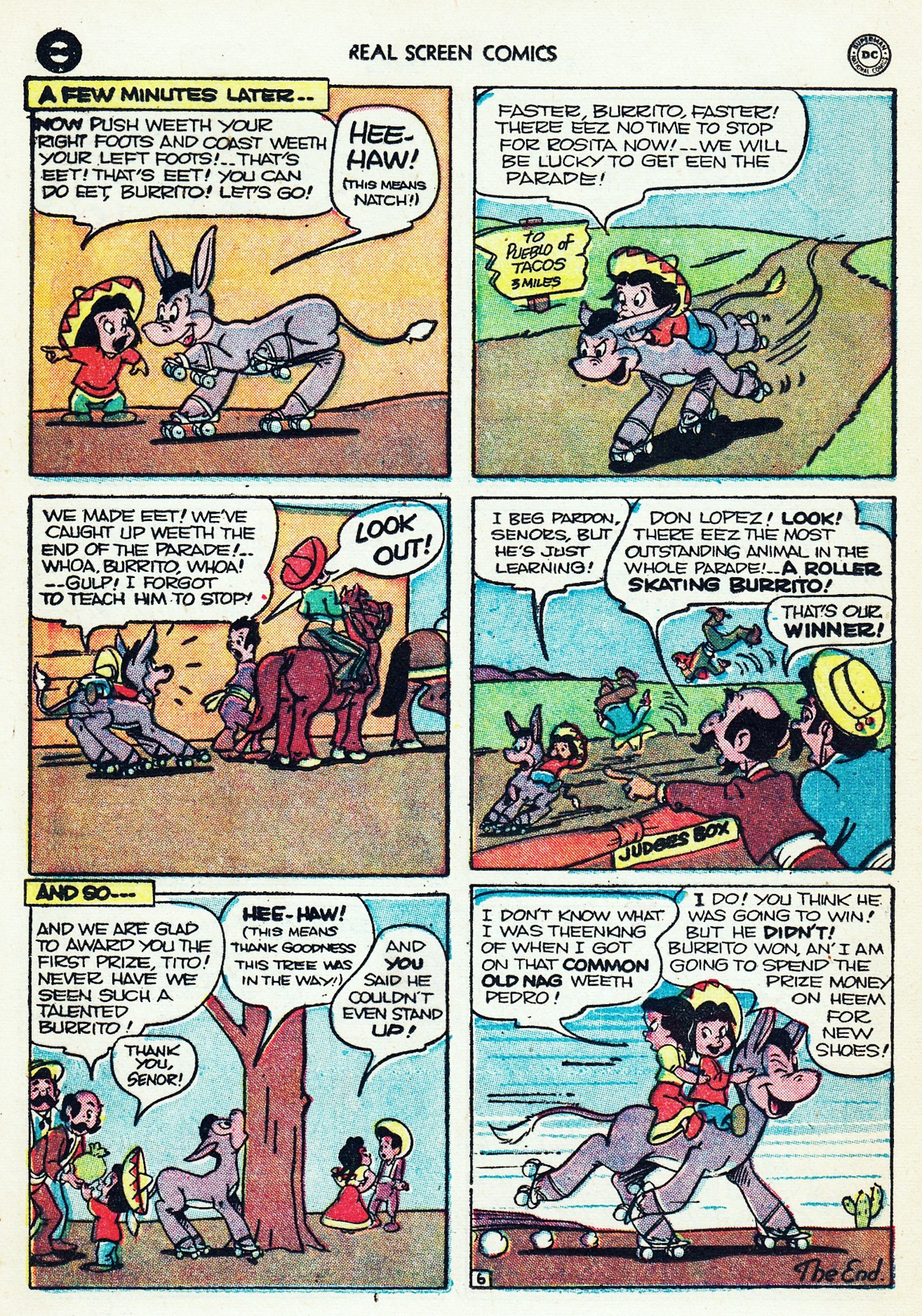 Read online Real Screen Comics comic -  Issue #27 - 36