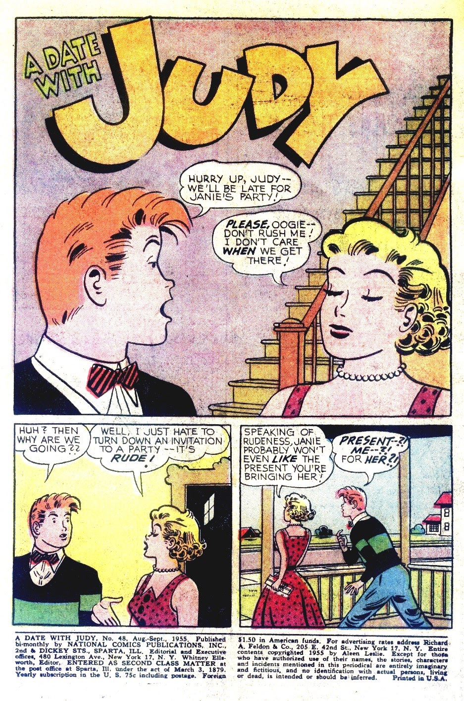 Read online A Date with Judy comic -  Issue #48 - 3