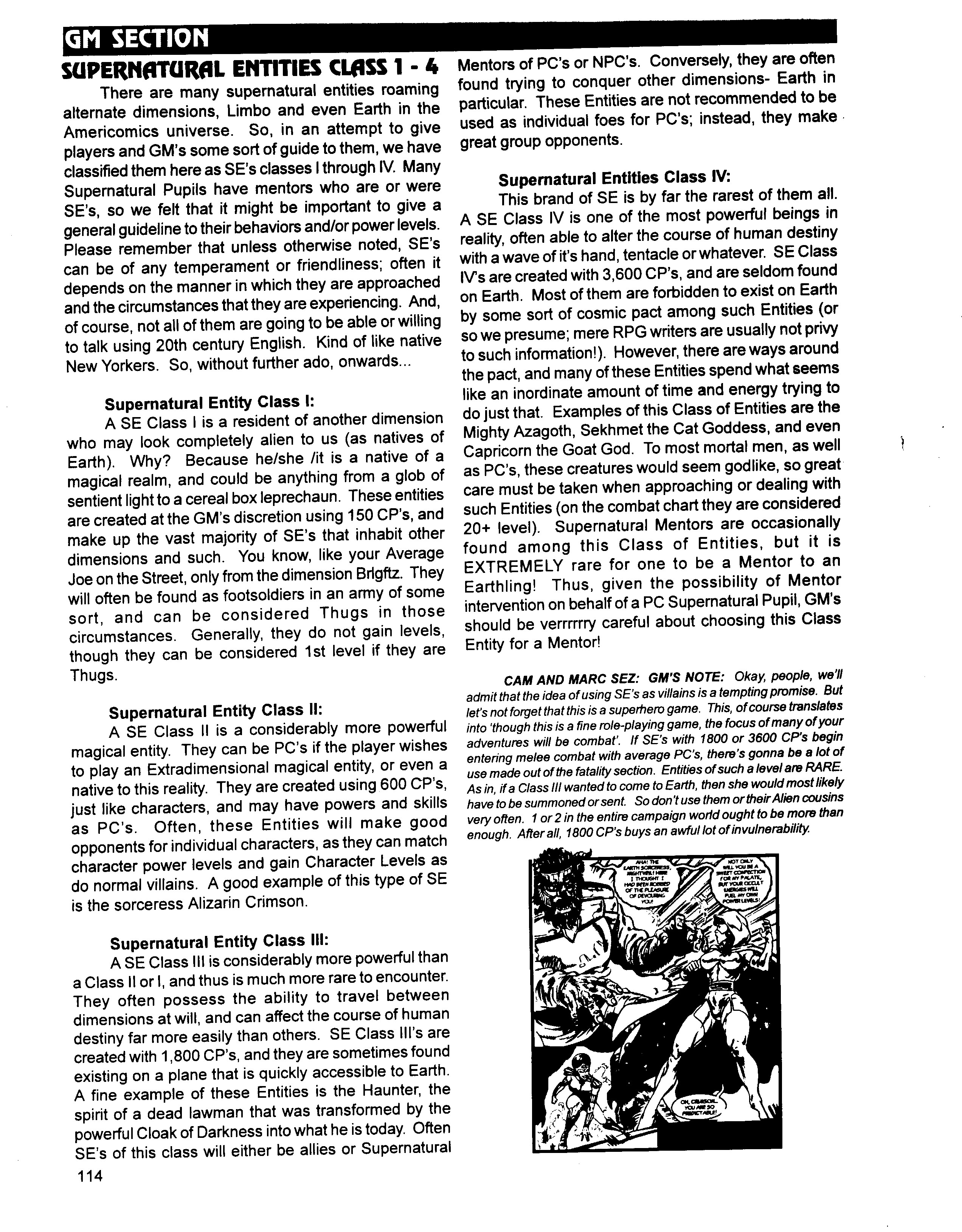 Read online Superbabes: The Femforce Role-Playing Game comic -  Issue # TPB - 116