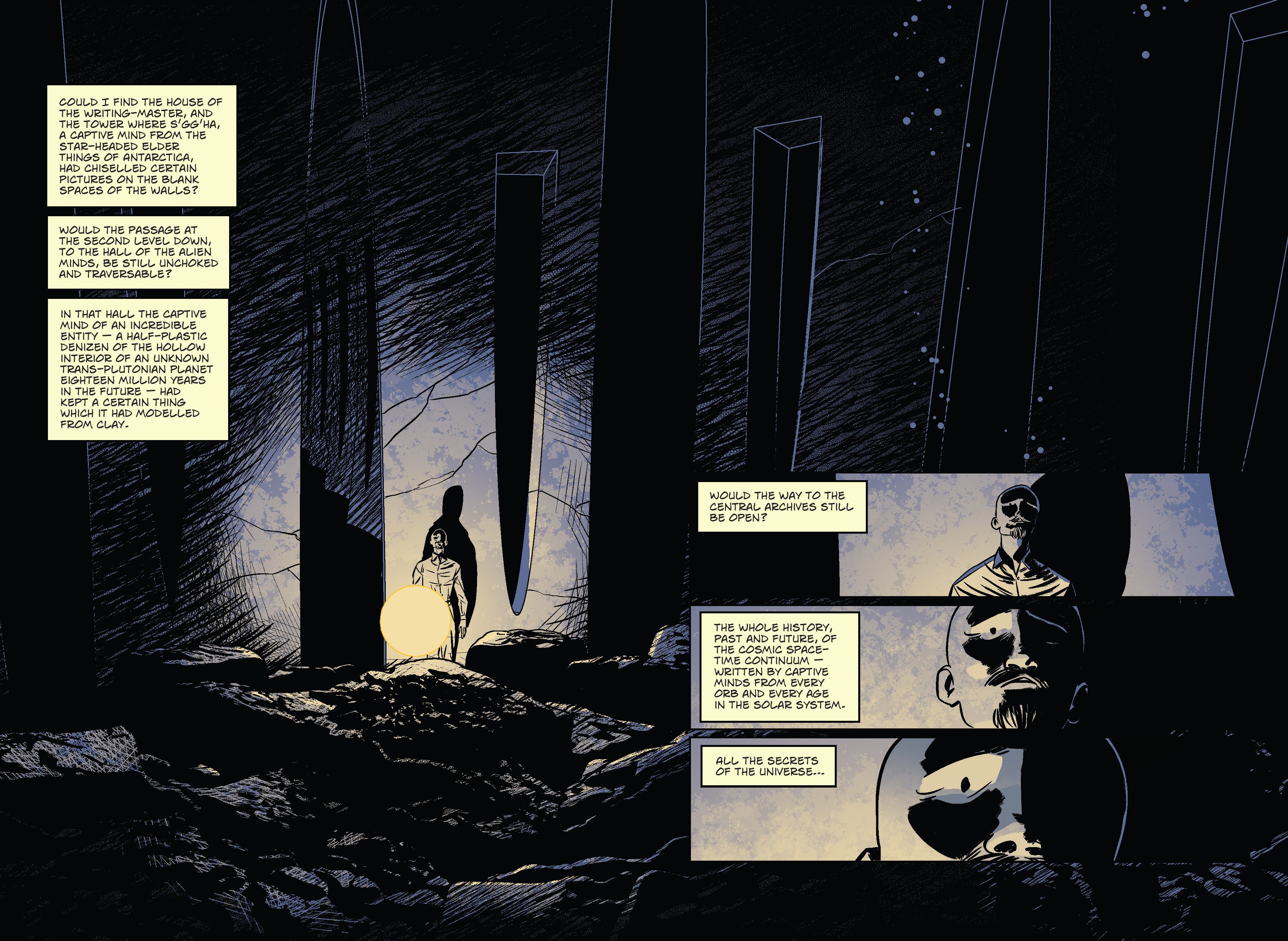 Read online H.P. Lovecraft The Shadow Out of Time comic -  Issue # TPB - 75
