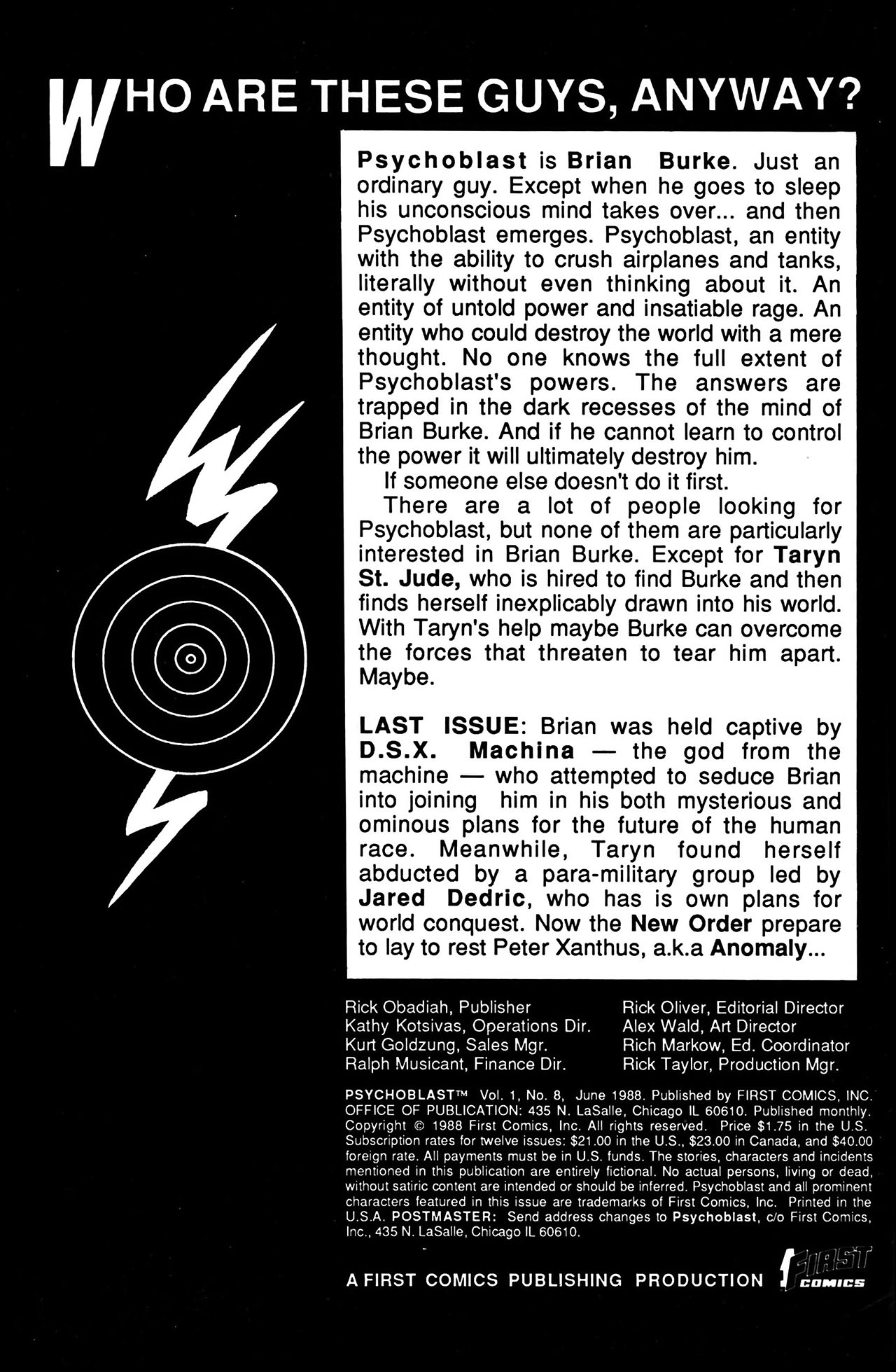 Read online Psychoblast comic -  Issue #8 - 2