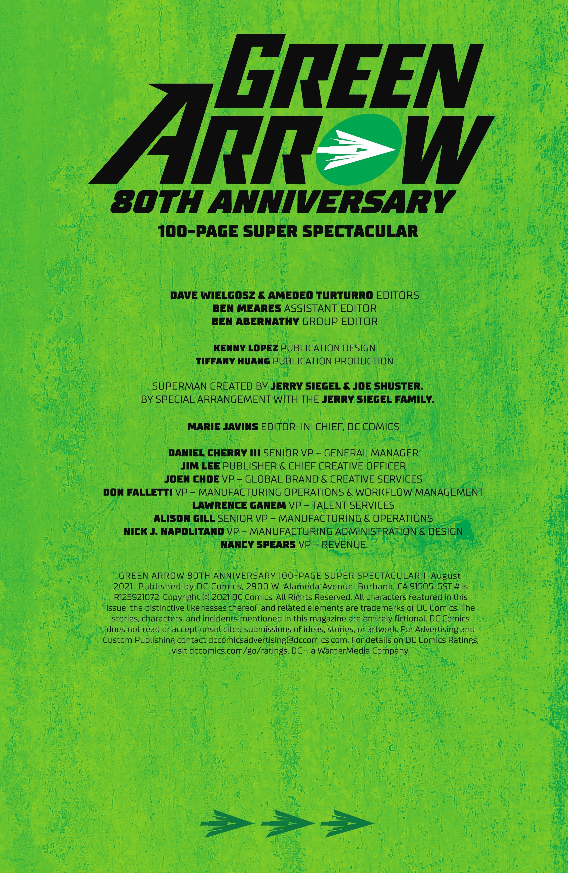 Read online Green Arrow 80th Anniversary 100-Page Super Spectacular comic -  Issue # TPB - 97