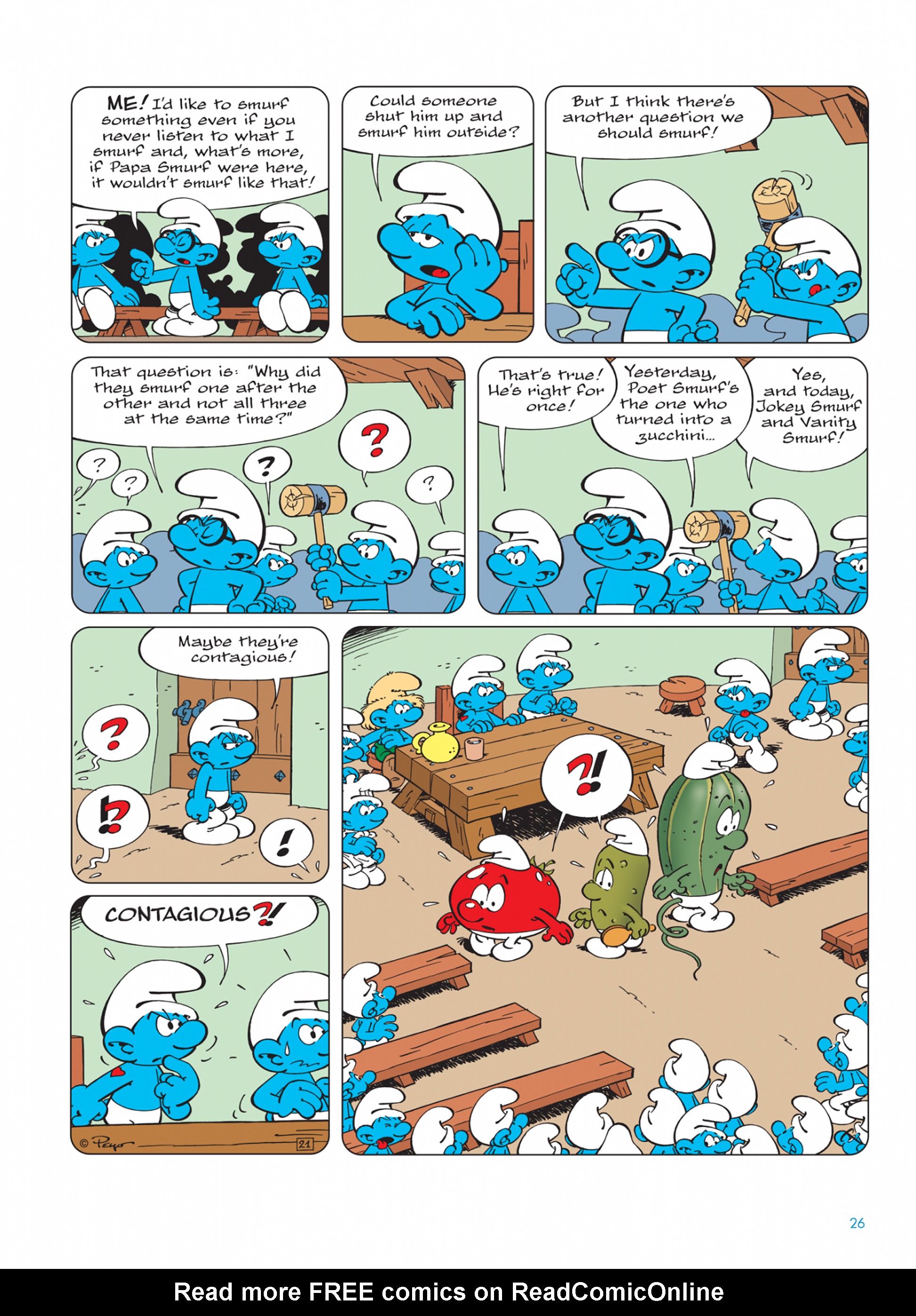 Read online The Smurfs comic -  Issue #26 - 26