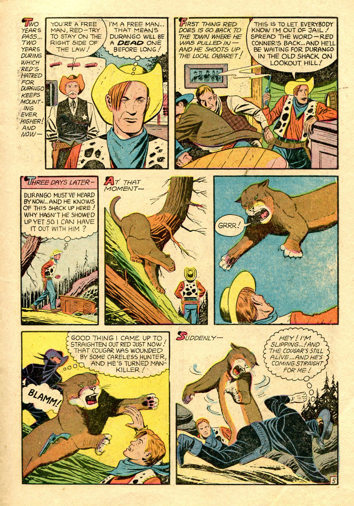 Read online Charles Starrett as The Durango Kid comic -  Issue #38 - 7