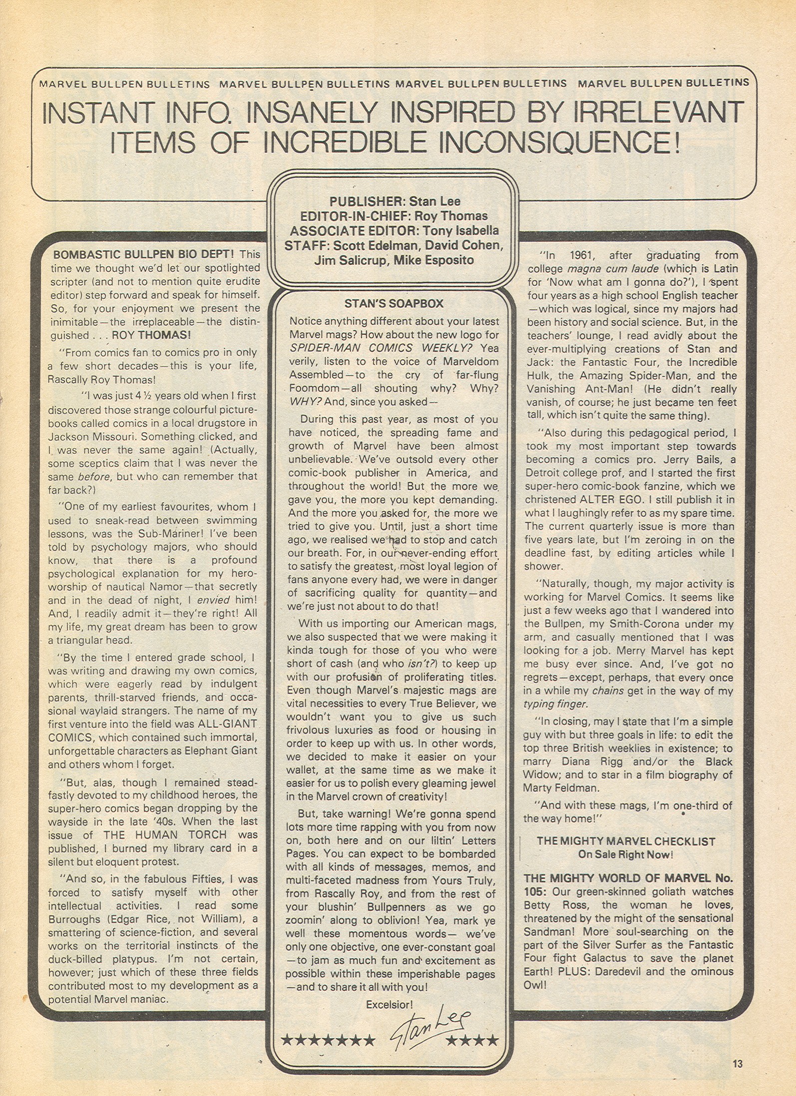 Read online The Avengers (1973) comic -  Issue #55 - 13