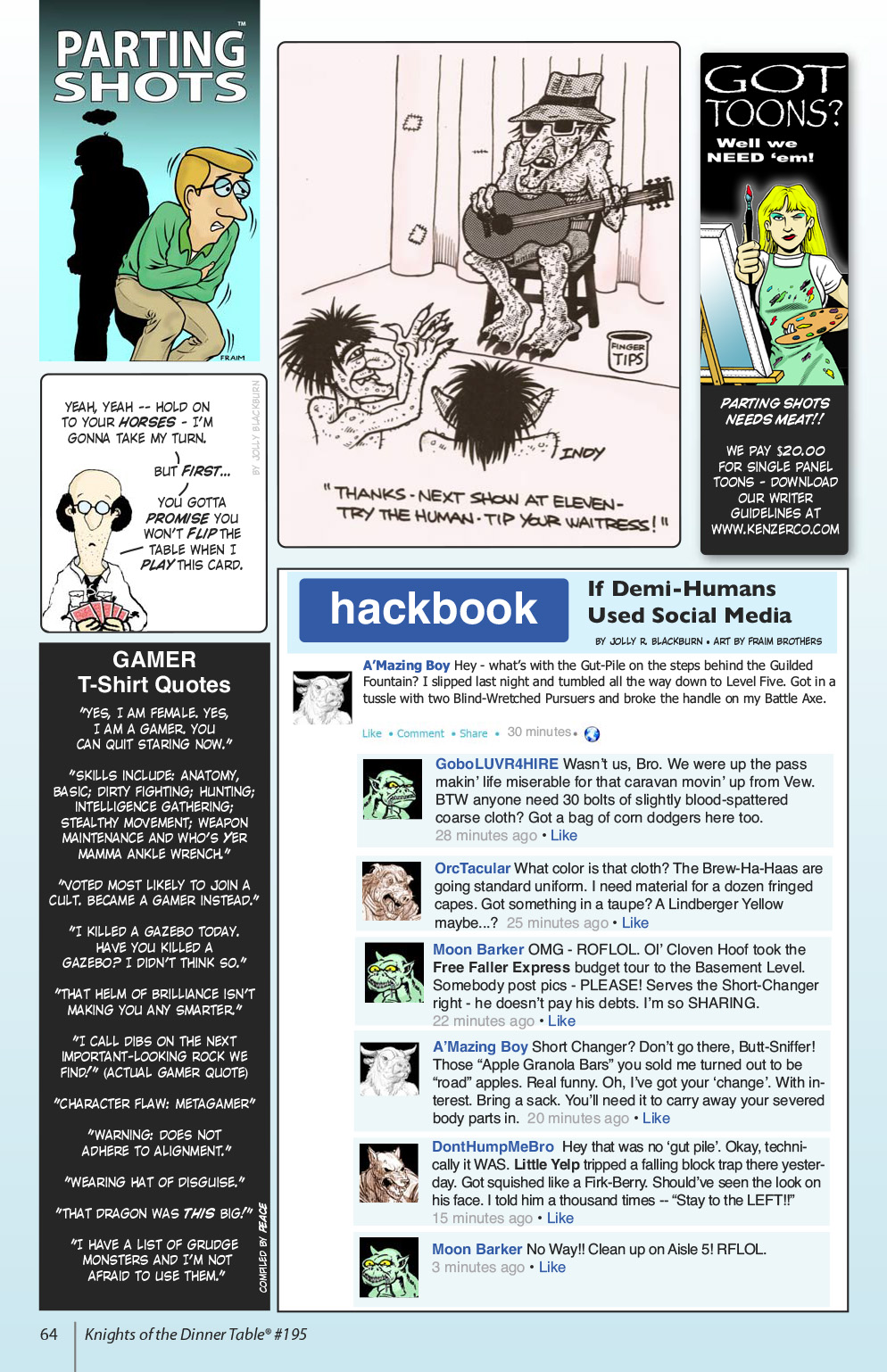 Read online Knights of the Dinner Table comic -  Issue #195 - 66