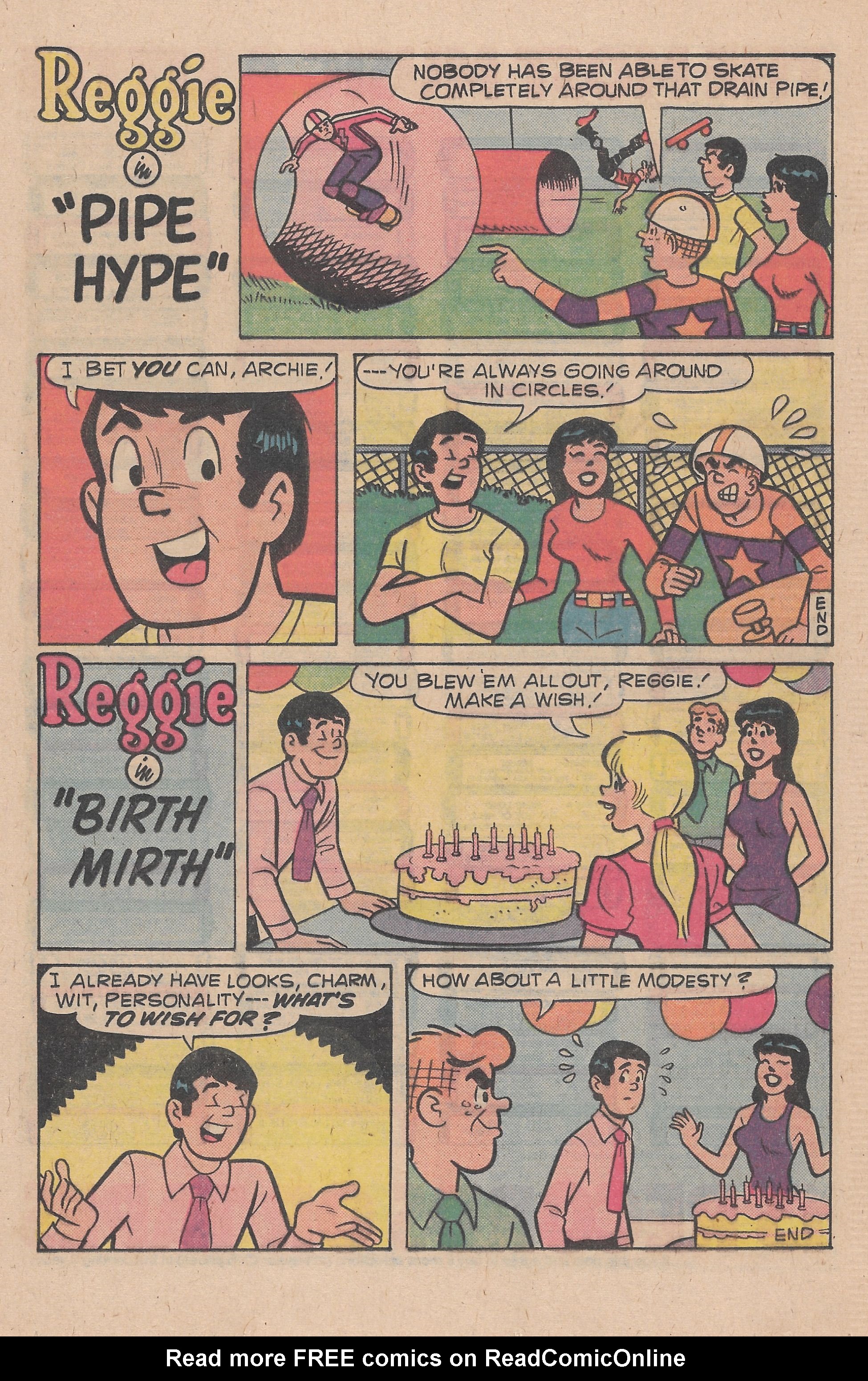 Read online Reggie's Wise Guy Jokes comic -  Issue #53 - 17
