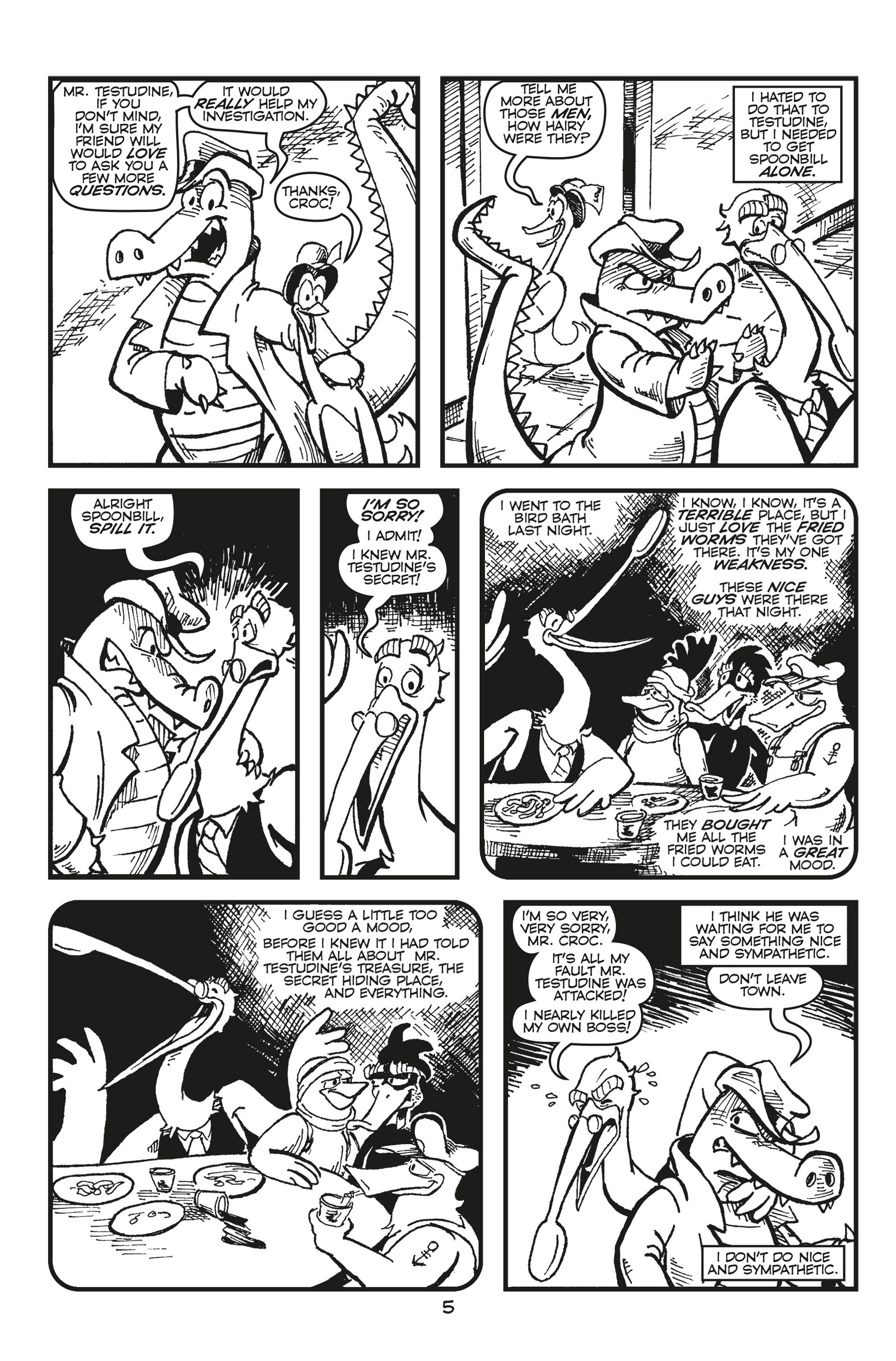 Read online Charlie Croc: Private Eye comic -  Issue #2 - 7