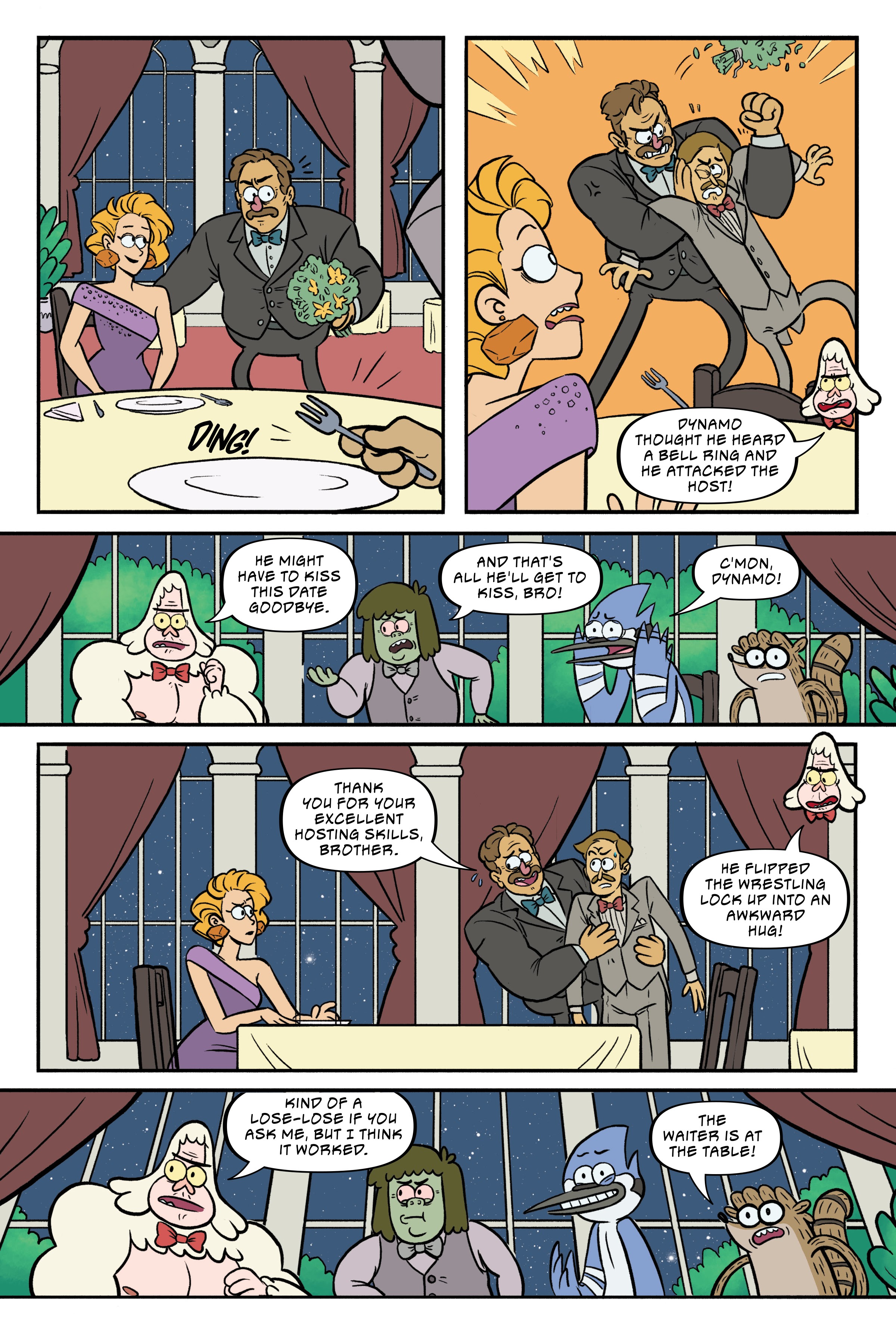 Read online Regular Show: Wrasslesplosion comic -  Issue # TPB - 133