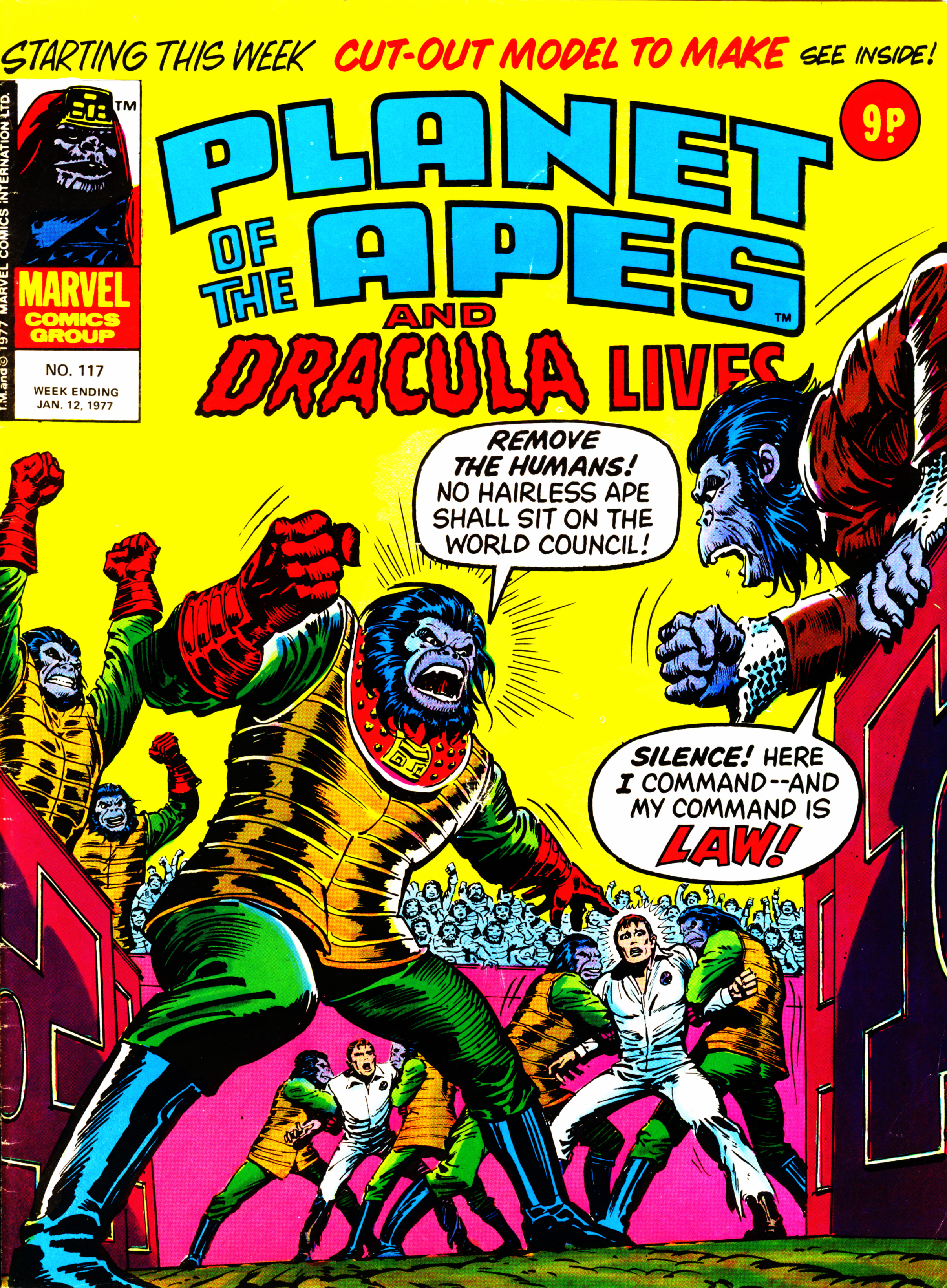 Read online Planet of the Apes (1974) comic -  Issue #117 - 1