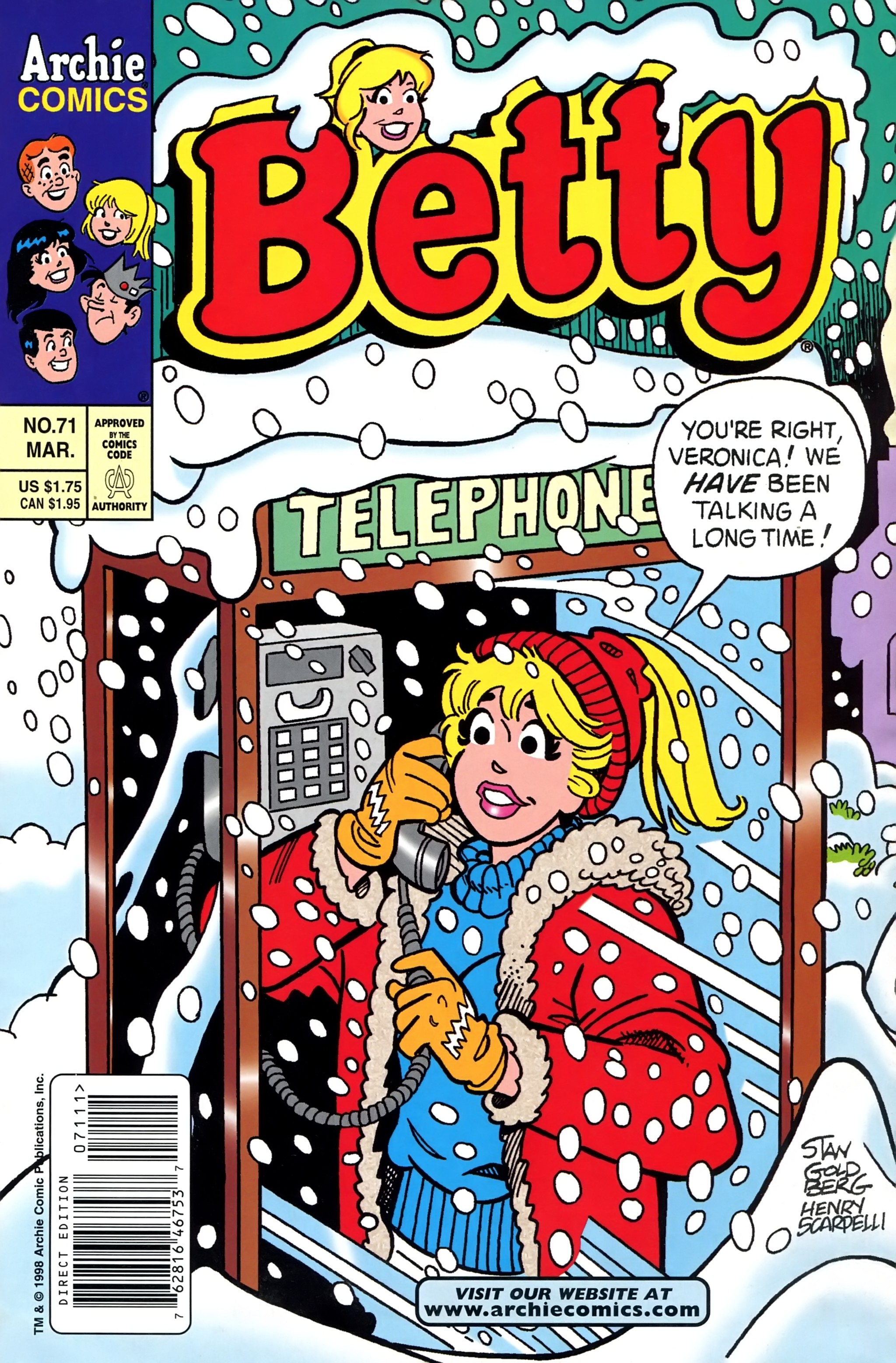 Read online Betty comic -  Issue #71 - 1