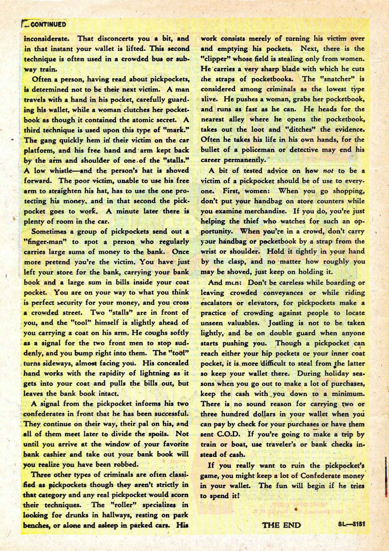 Read online Crime Must Lose comic -  Issue #6 - 18
