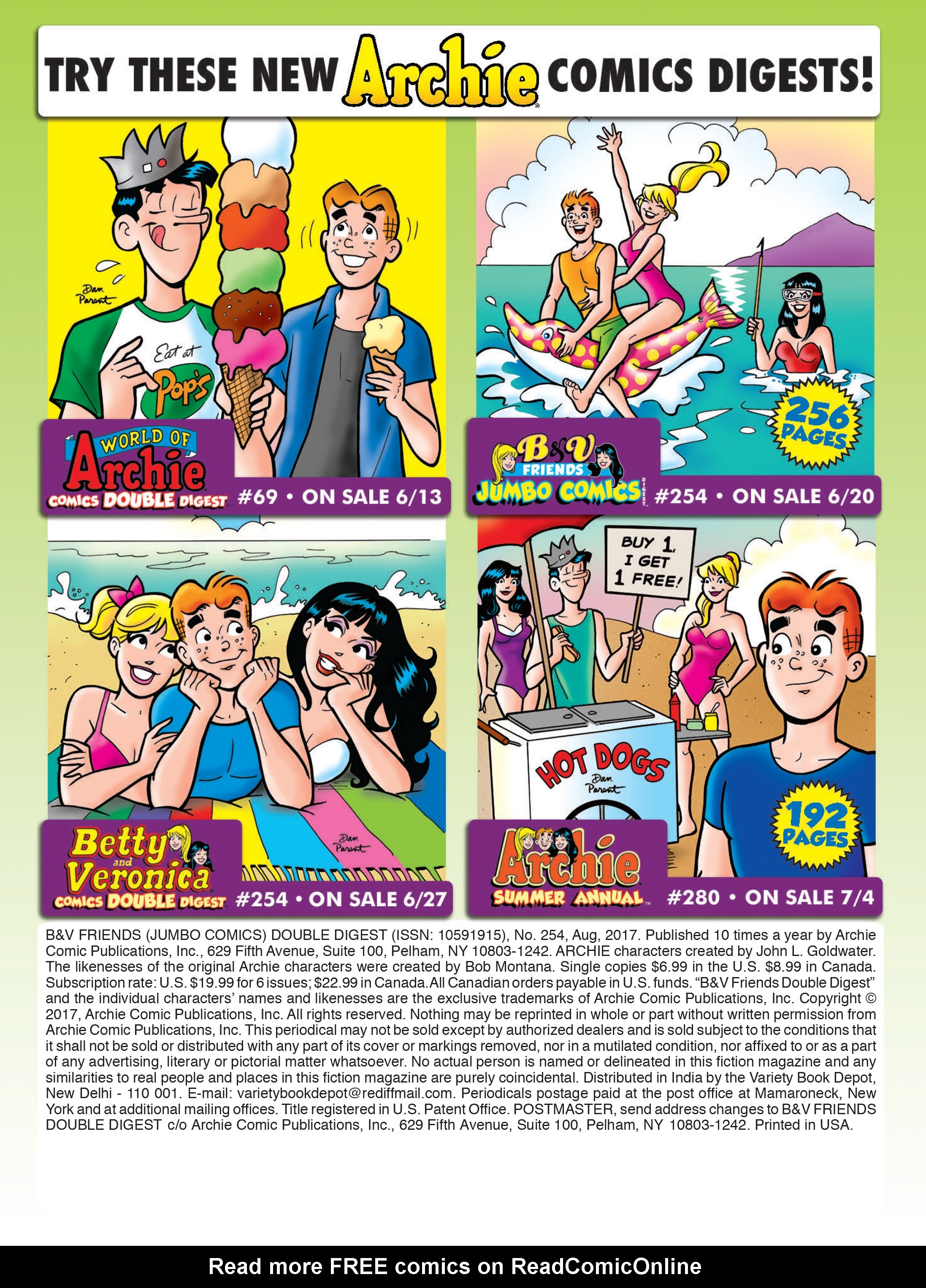 Read online Betty & Veronica Friends Double Digest comic -  Issue #254 - 246