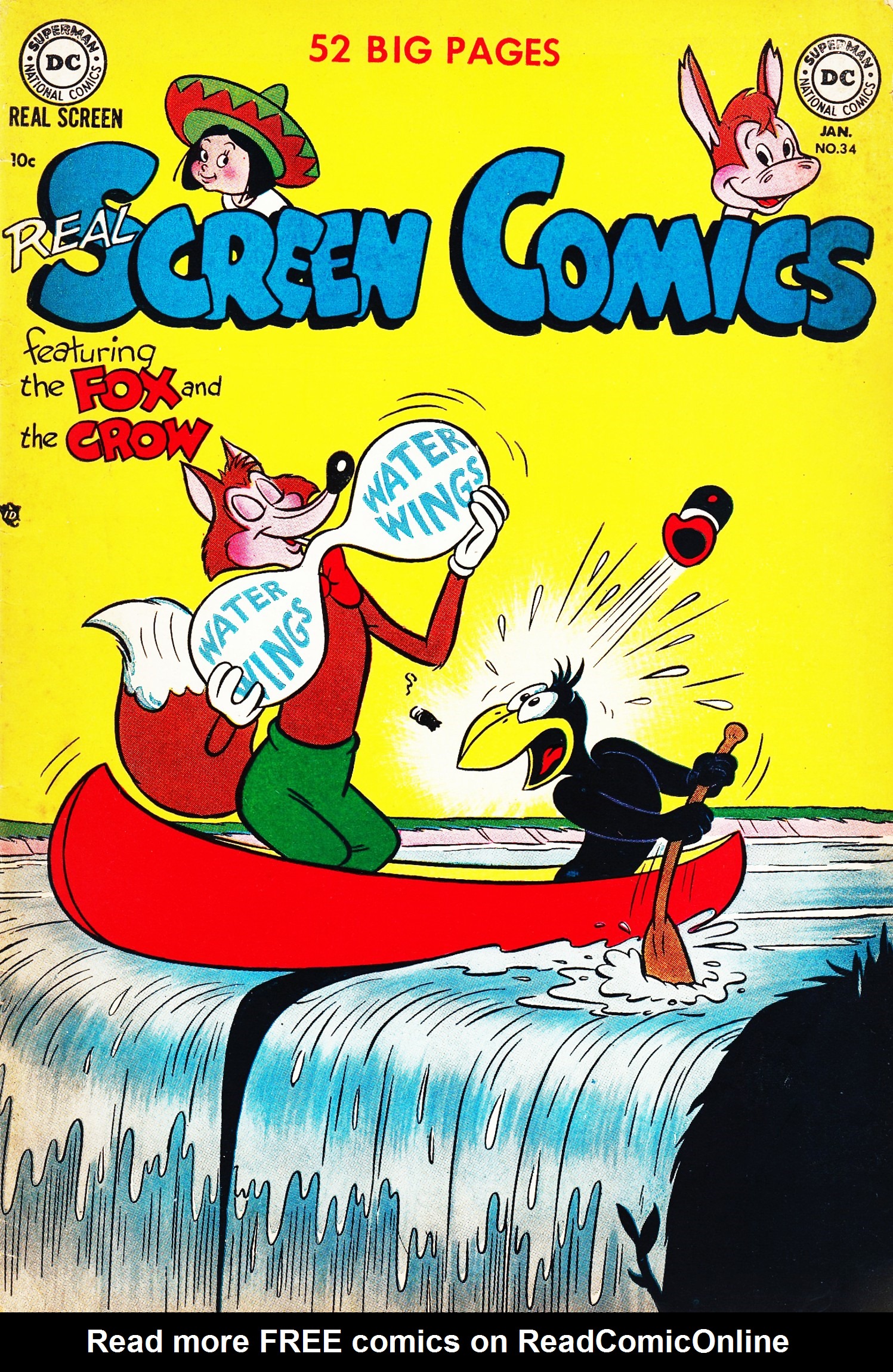 Read online Real Screen Comics comic -  Issue #34 - 1