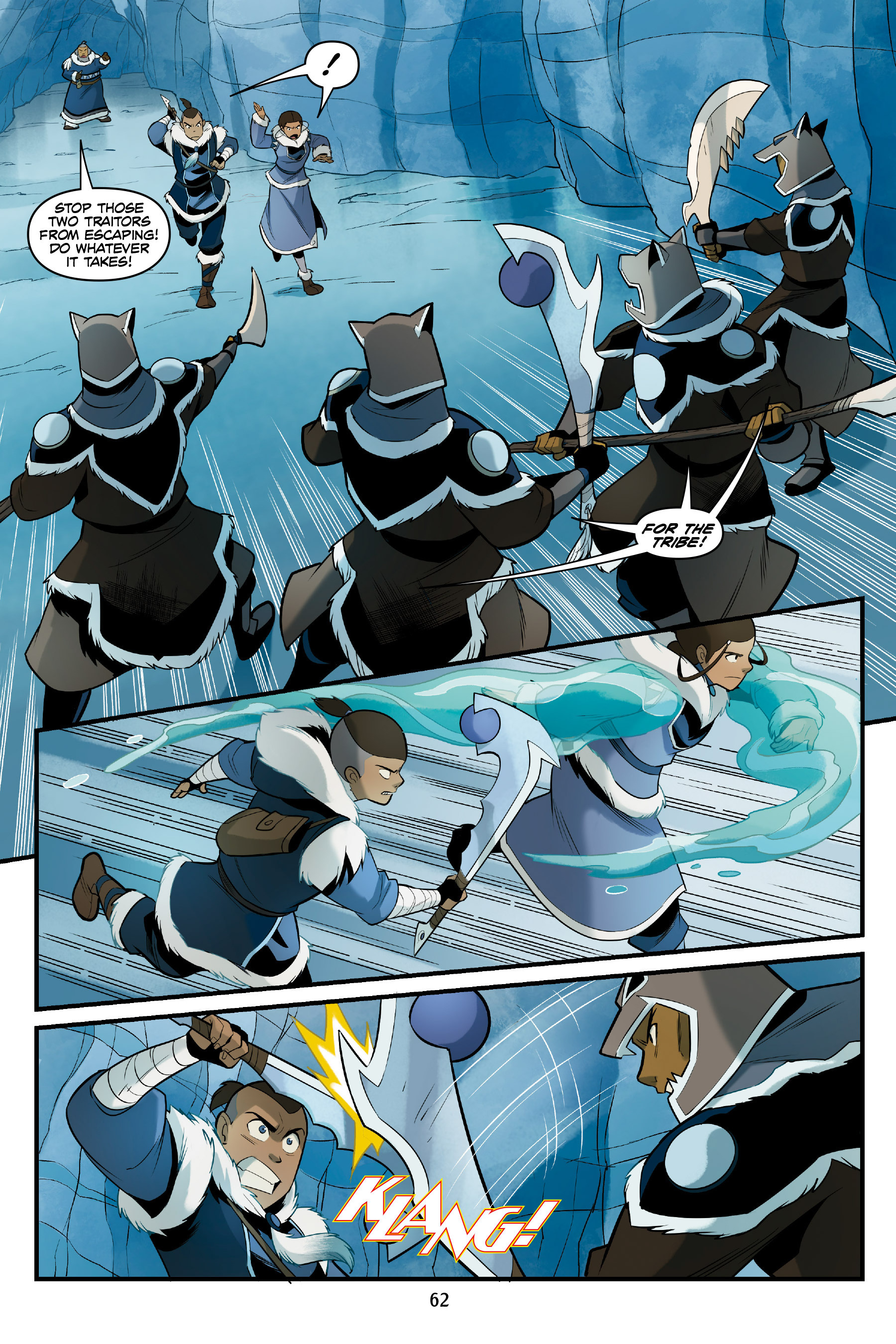 Read online Nickelodeon Avatar: The Last Airbender - North and South comic -  Issue #1 - 61