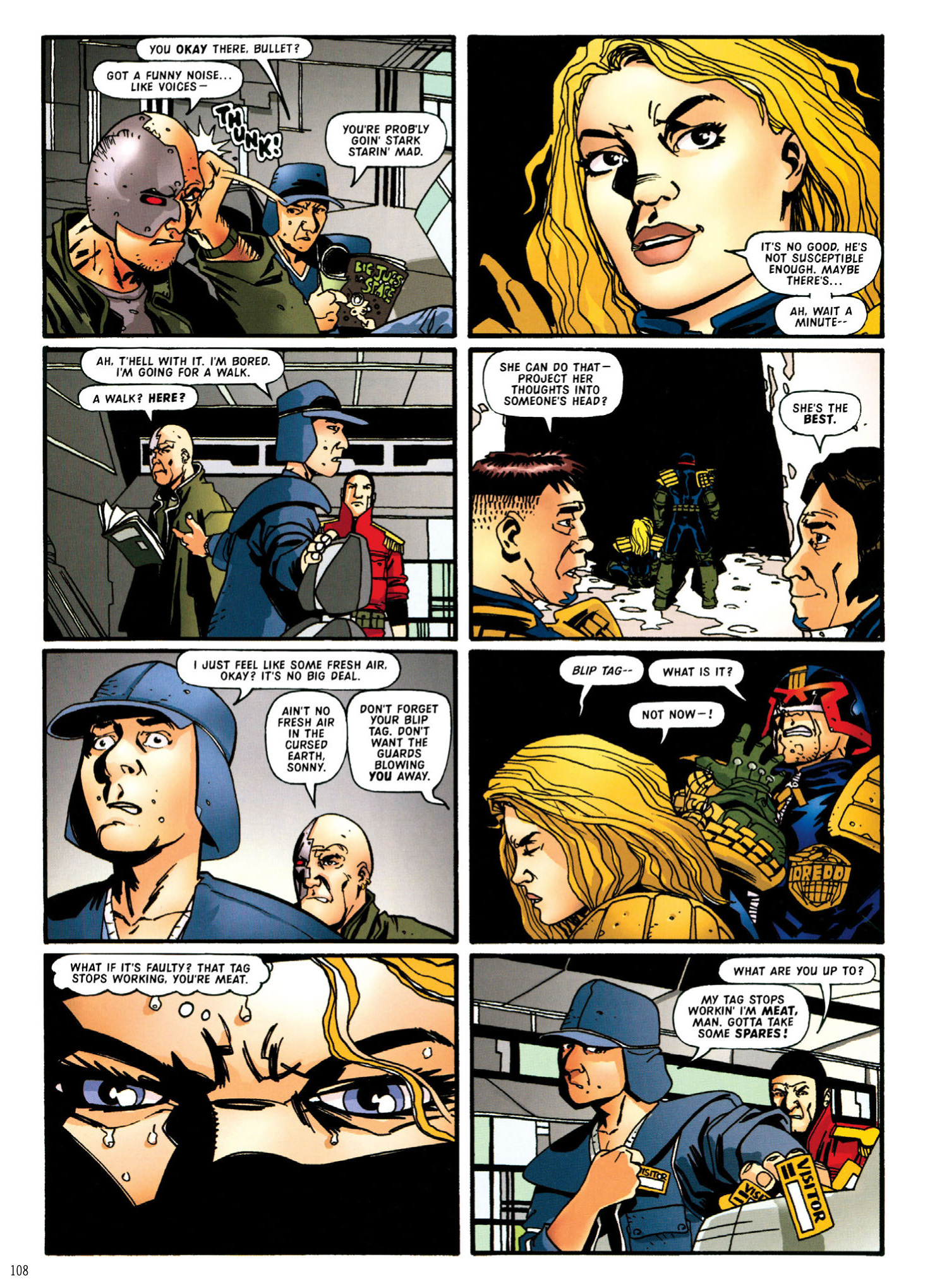 Read online Judge Dredd: The Complete Case Files comic -  Issue # TPB 30 - 110