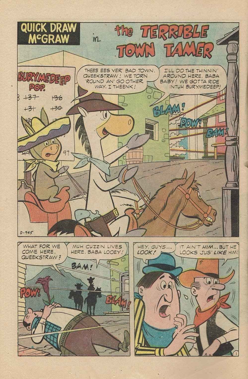 Read online Quick Draw McGraw comic -  Issue #2 - 16
