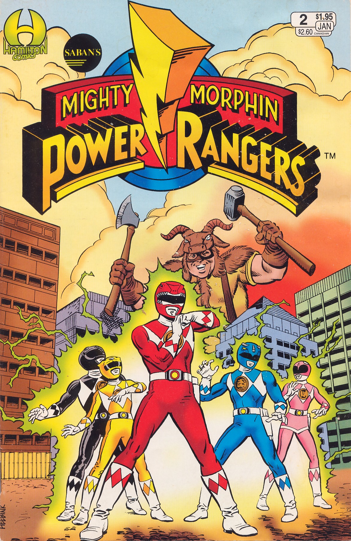 Read online Saban's Mighty Morphin Power Rangers (1994) comic -  Issue #2 - 1