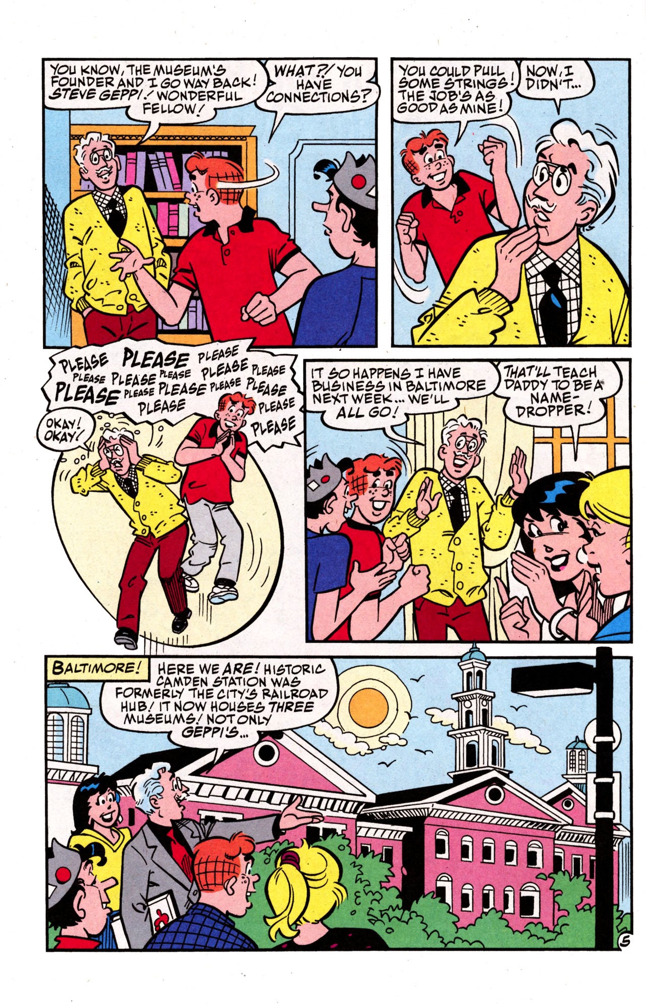 Read online Jughead Comics, Night at Geppi's Entertainment Museum, Free Comic Book Day Edition comic -  Issue # Full - 8