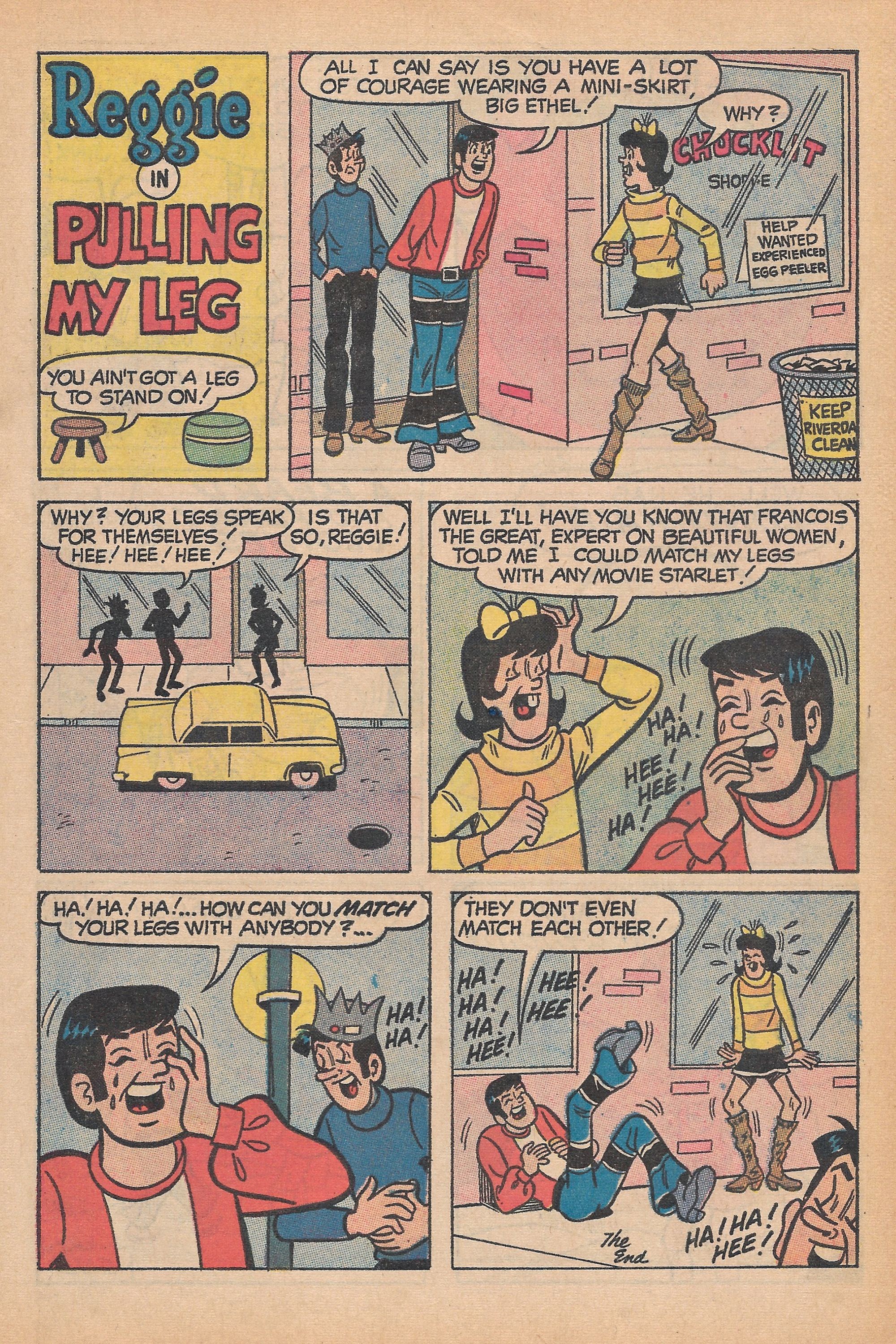 Read online Reggie's Wise Guy Jokes comic -  Issue #11 - 51