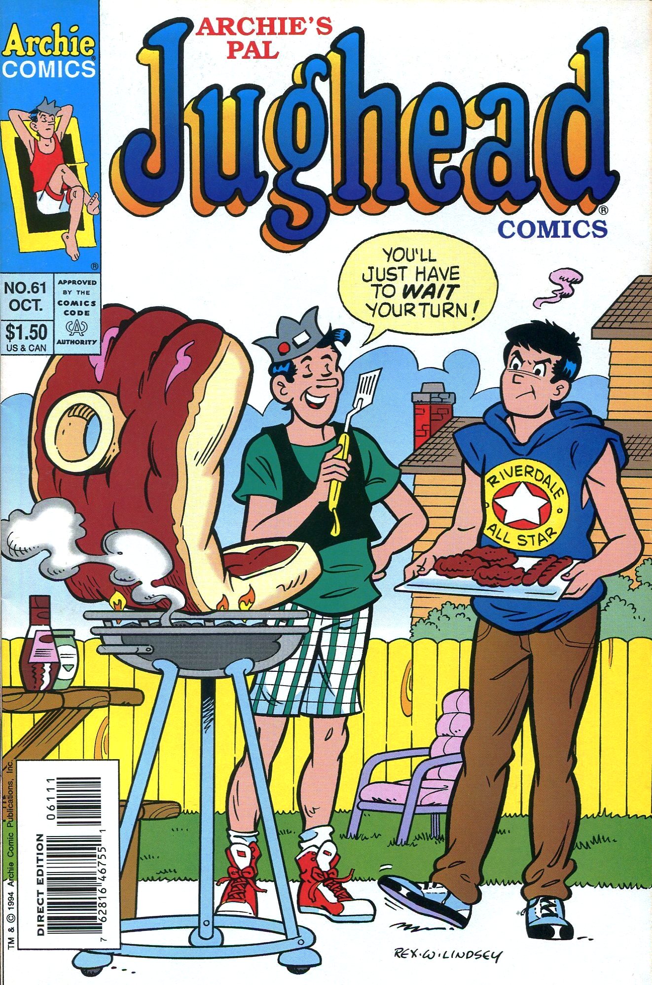 Read online Archie's Pal Jughead Comics comic -  Issue #61 - 1