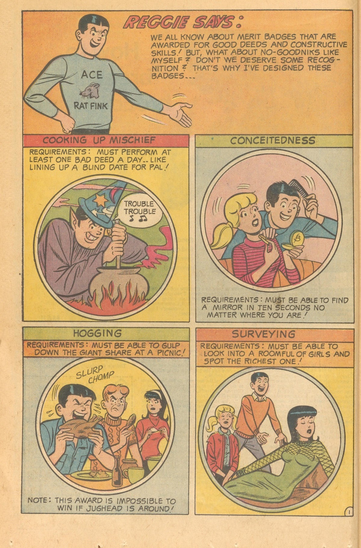 Read online Reggie's Wise Guy Jokes comic -  Issue #16 - 18