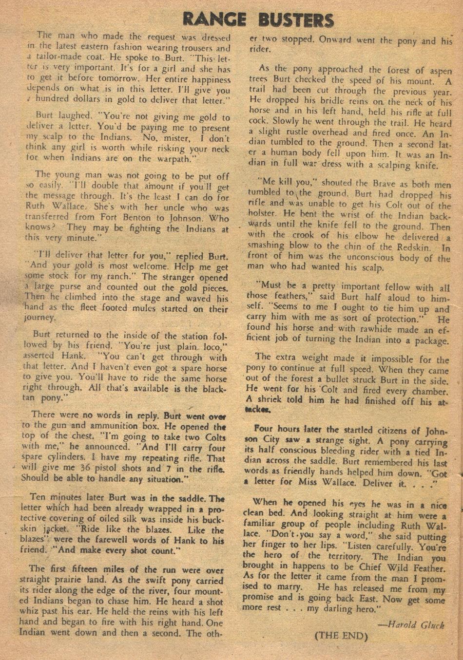 Read online Range Busters comic -  Issue #9 - 16