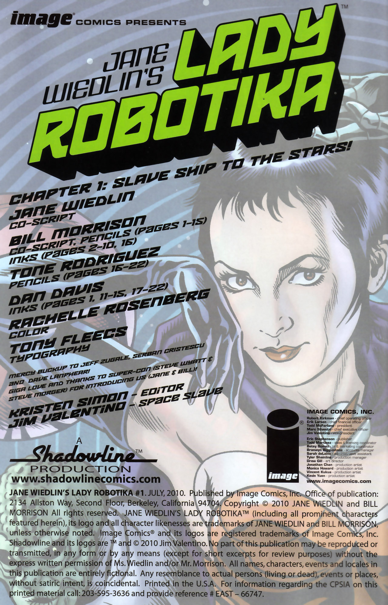 Read online Lady Robotika comic -  Issue #1 - 2