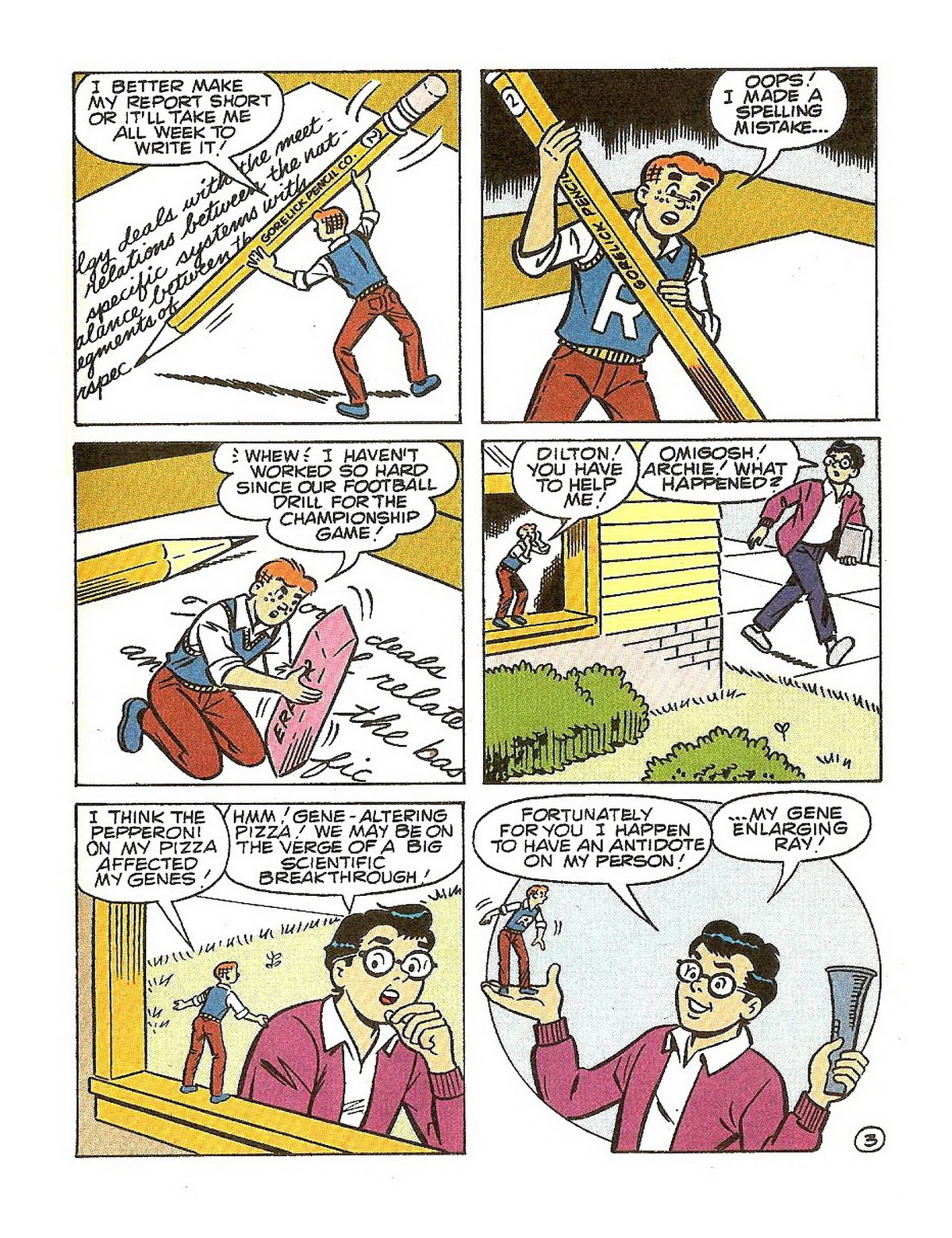 Read online Archie's Double Digest Magazine comic -  Issue #109 - 142