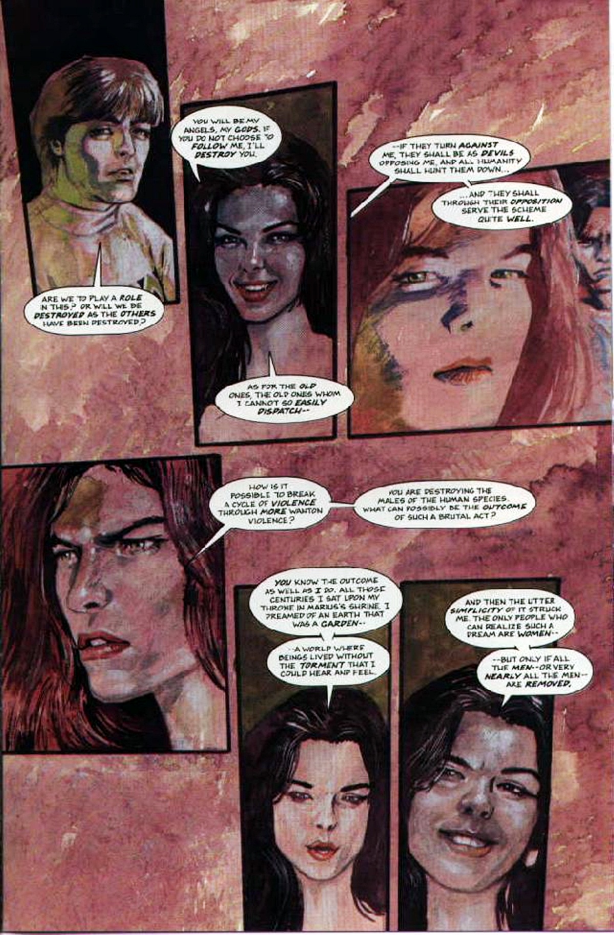 Read online Anne Rice's Queen of the Damned comic -  Issue #11 - 28