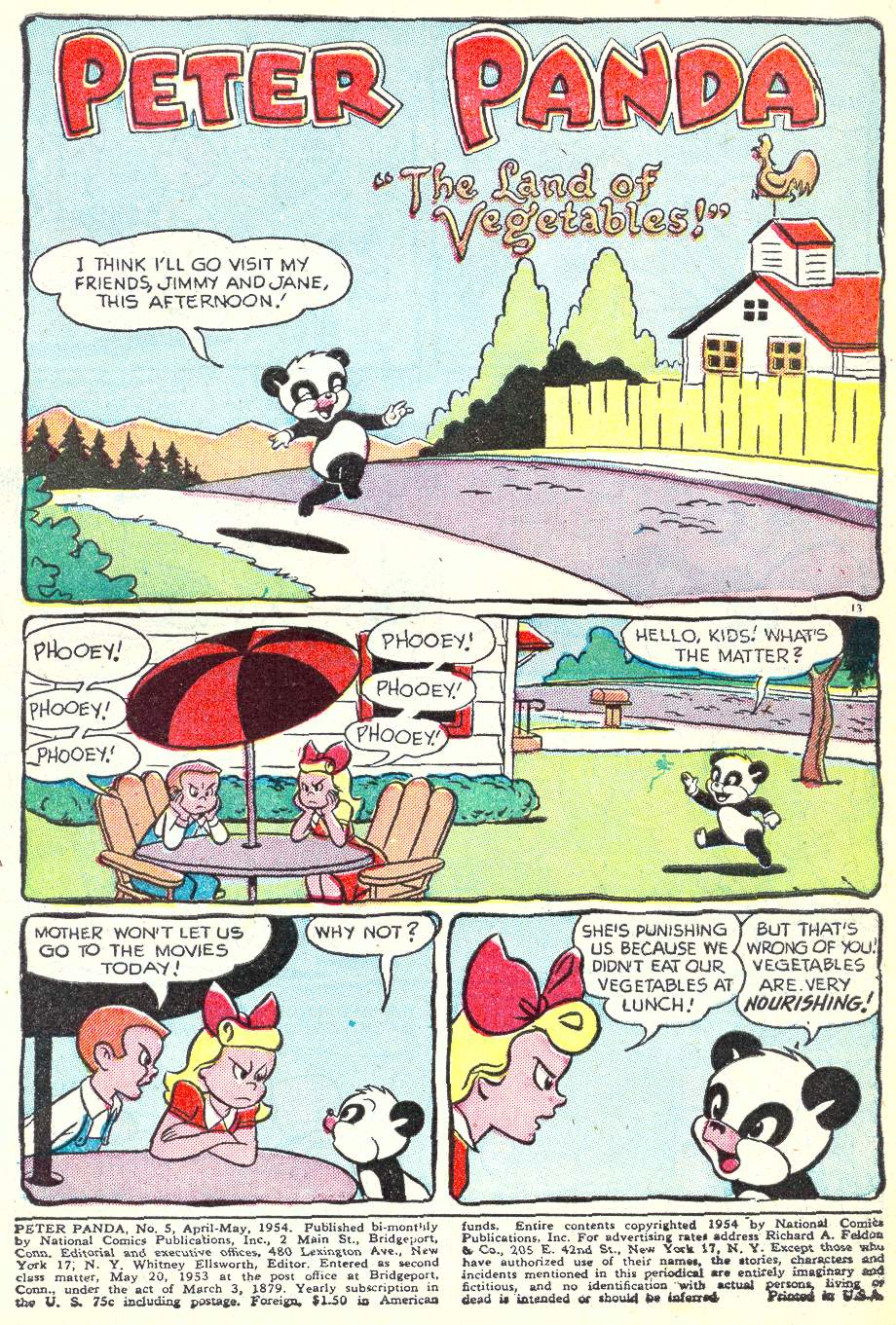 Read online Peter Panda comic -  Issue #5 - 2