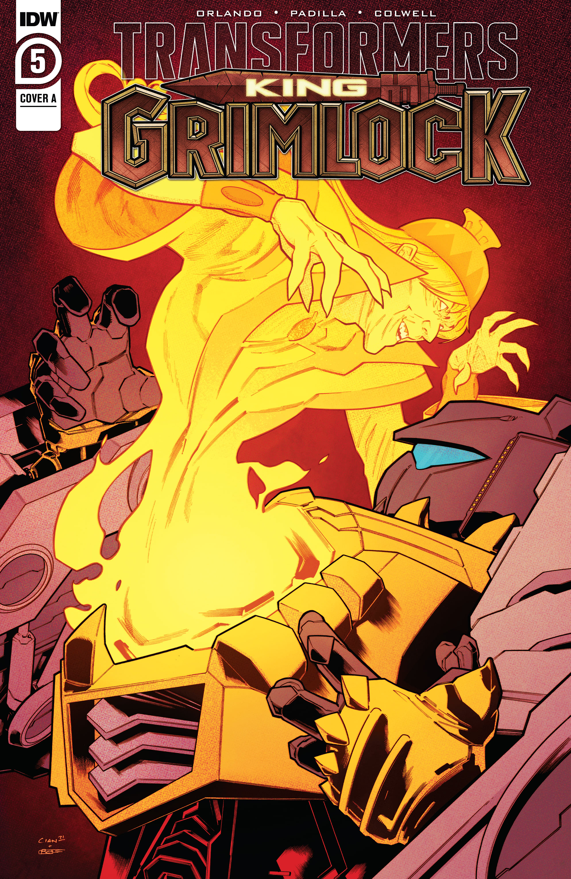 Read online Transformers: King Grimlock comic -  Issue #5 - 1