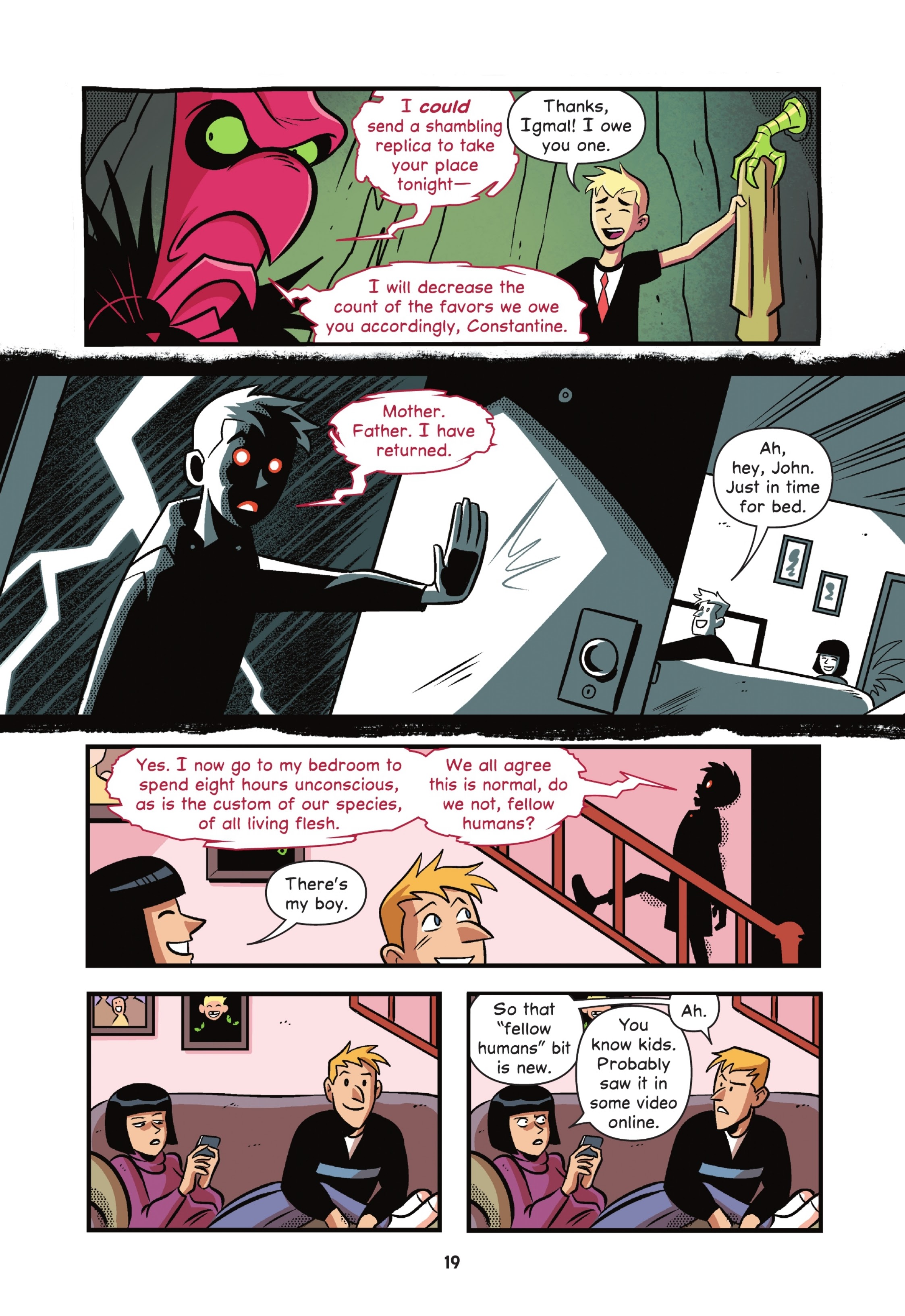 Read online The Mystery of the Meanest Teacher: A Johnny Constantine Graphic Novel comic -  Issue # TPB (Part 1) - 18
