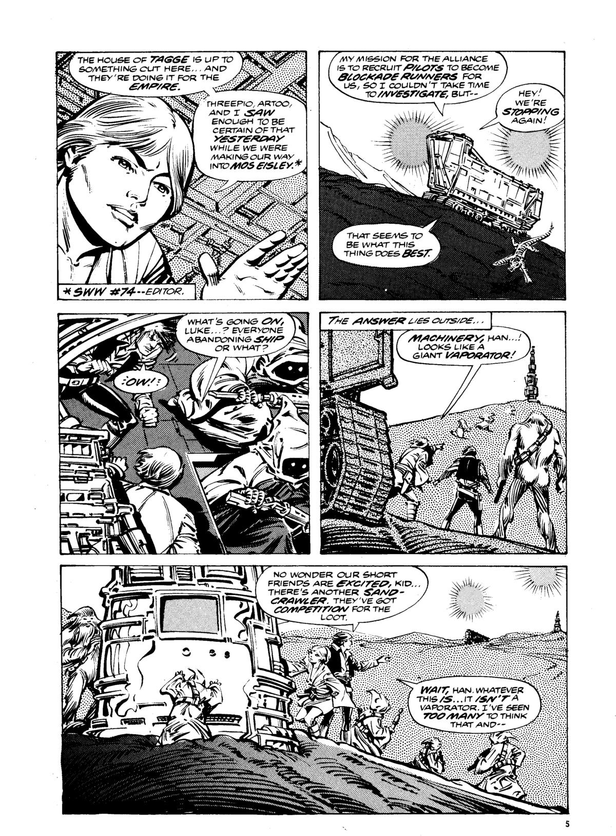 Read online Star Wars Weekly comic -  Issue #77 - 5