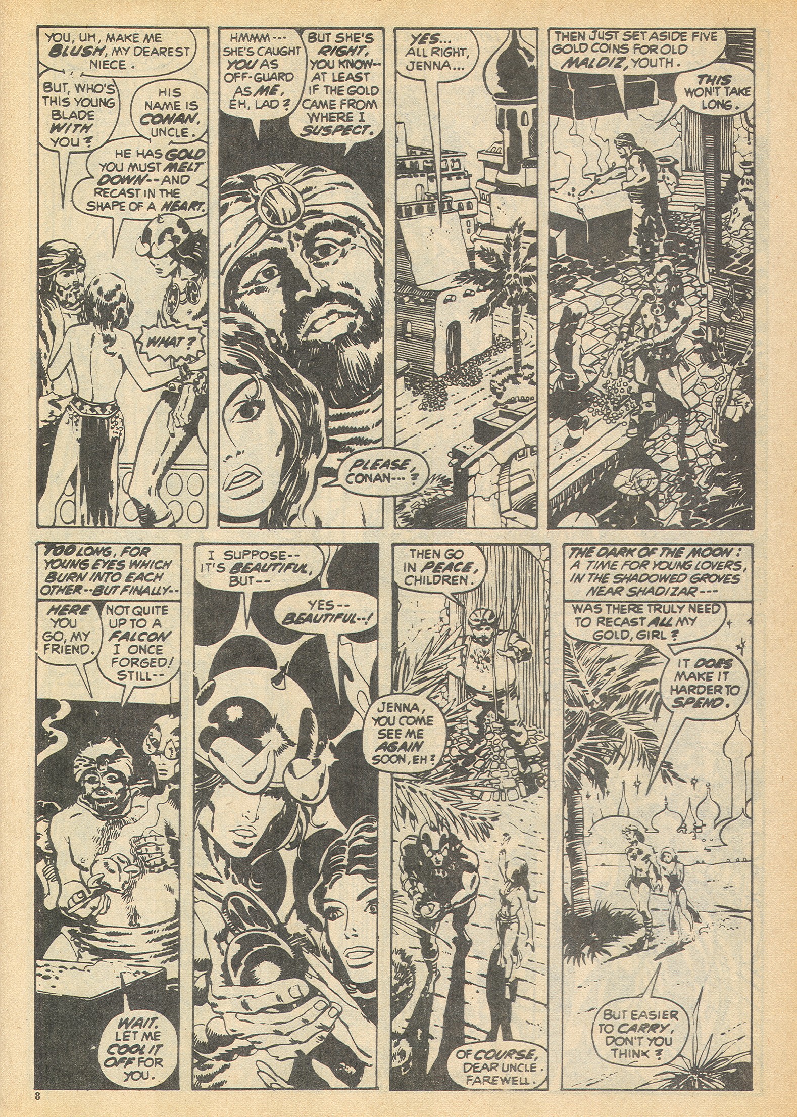 Read online The Savage Sword of Conan (1975) comic -  Issue #6 - 8