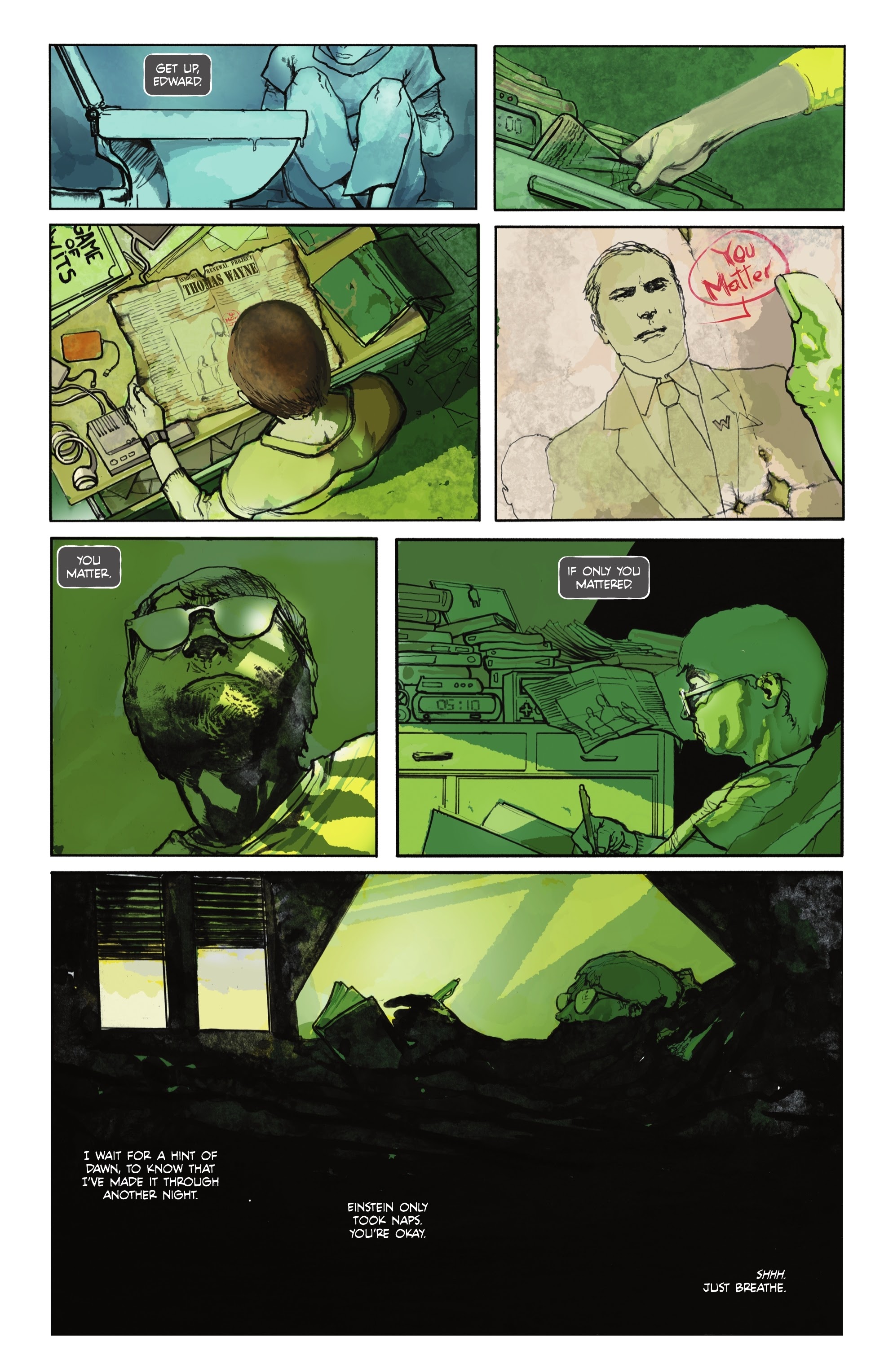 Read online The Riddler: Year One comic -  Issue #1 - 14