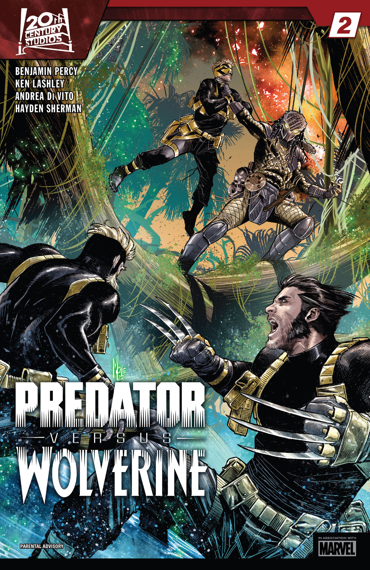 Read online Predator vs. Wolverine comic -  Issue #2 - 1