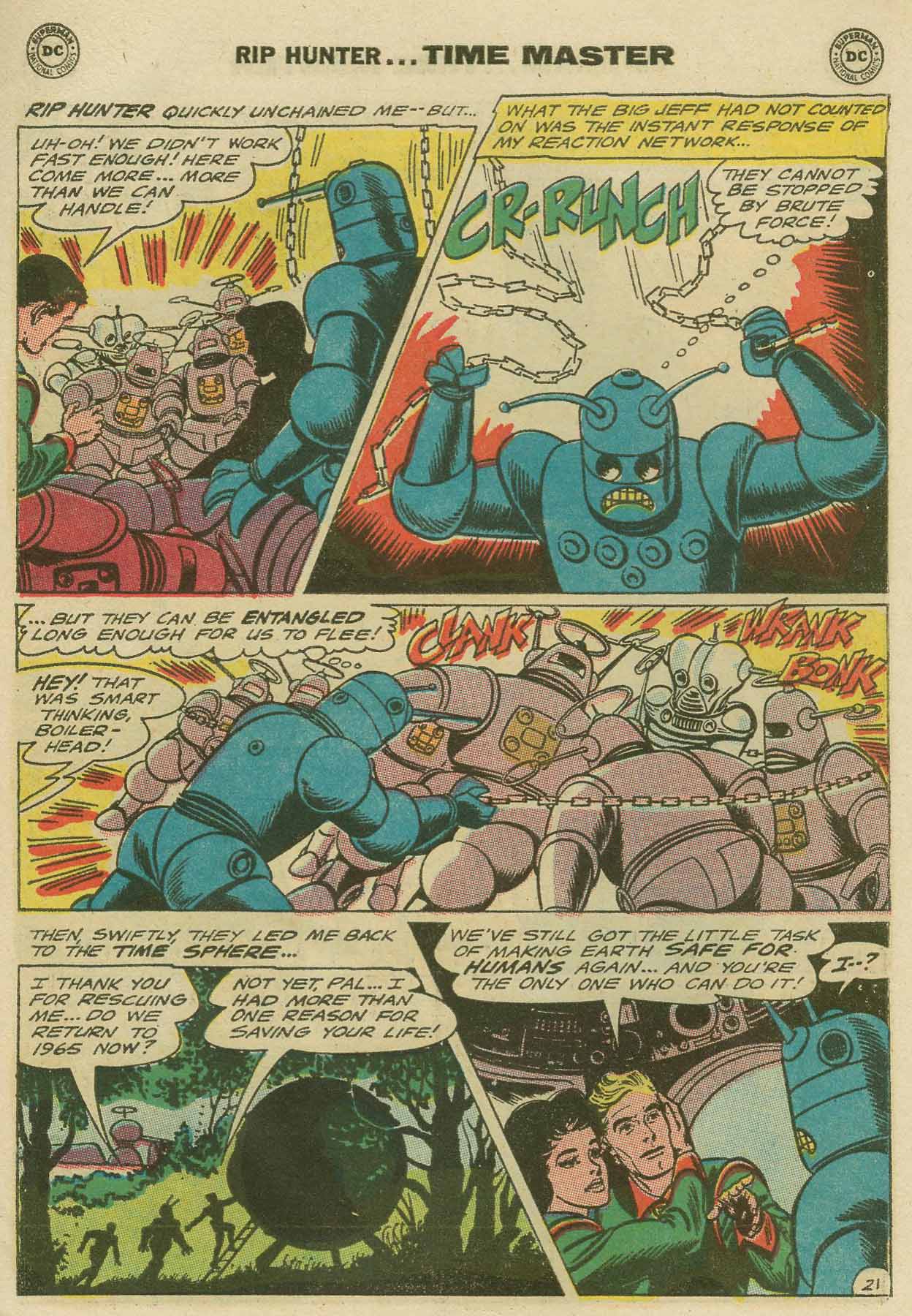 Read online Rip Hunter...Time Master comic -  Issue #27 - 27