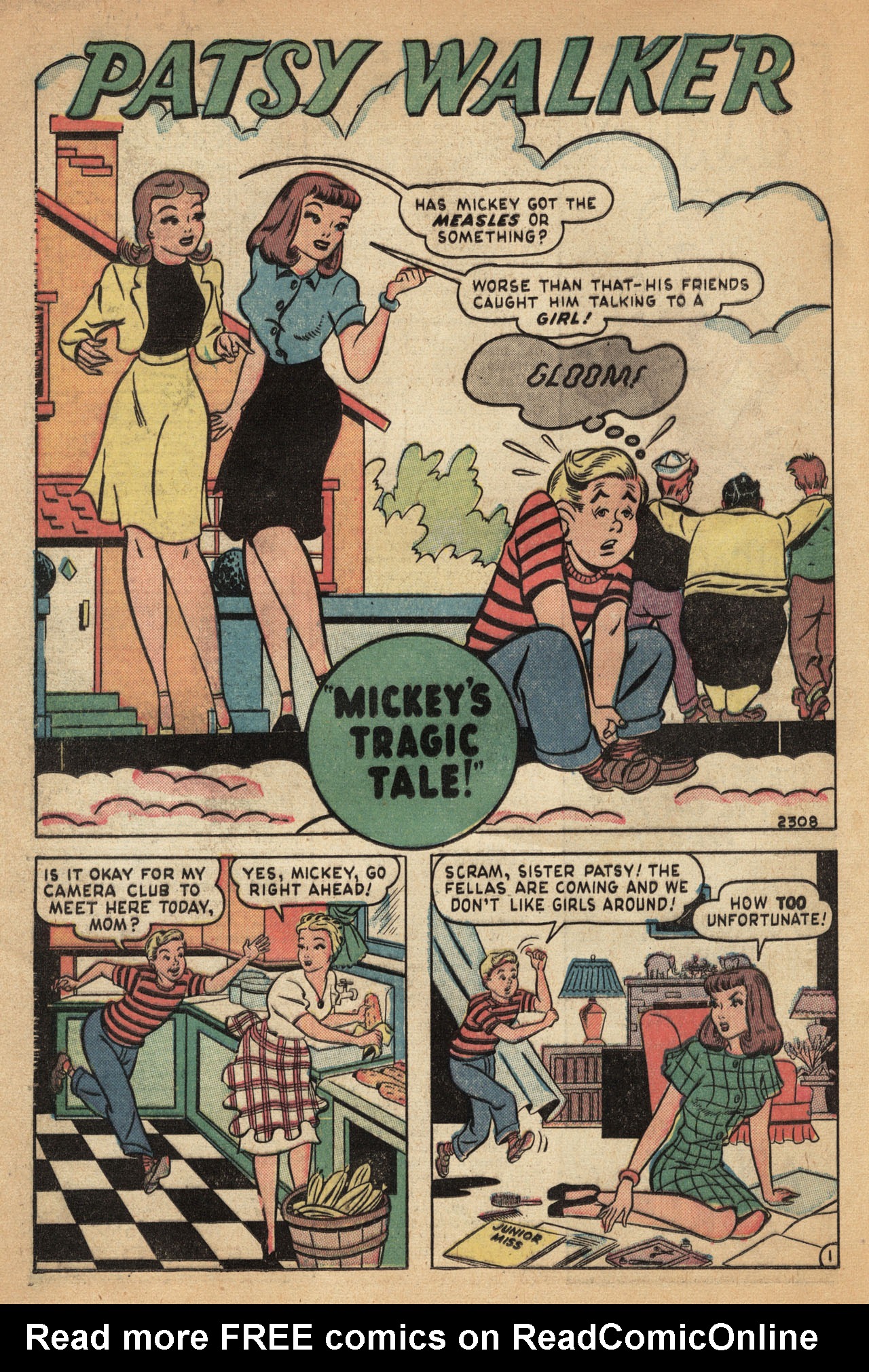 Read online Patsy Walker comic -  Issue #18 - 20
