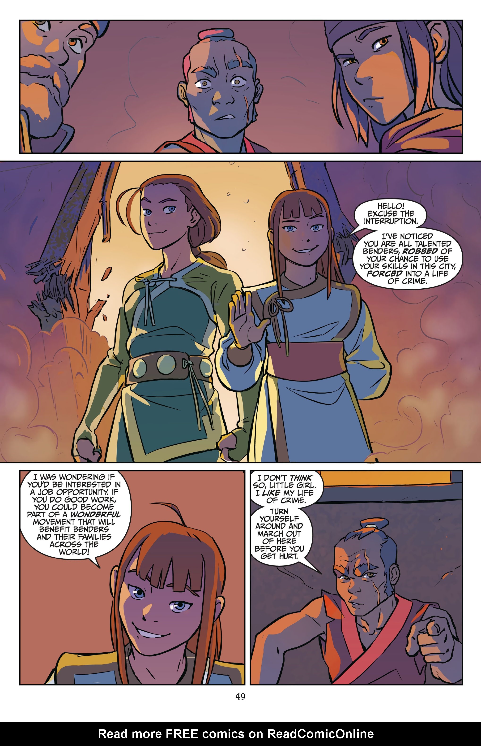 Read online Nickelodeon Avatar: The Last Airbender - Imbalance comic -  Issue # _Omnibus (Part 1) - 50
