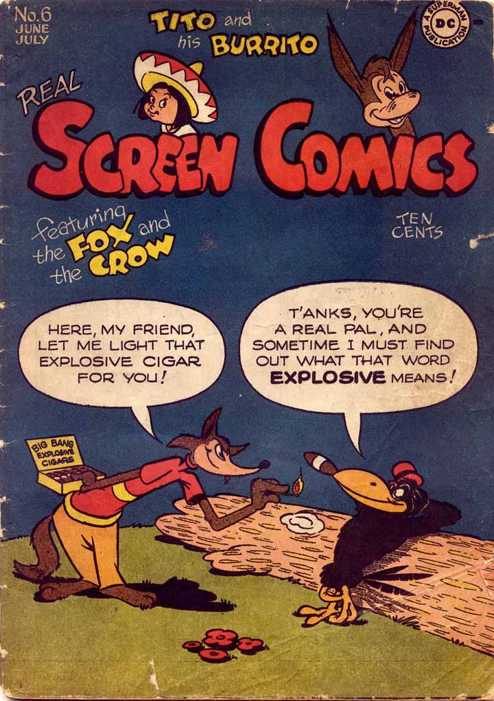 Read online Real Screen Comics comic -  Issue #6 - 1