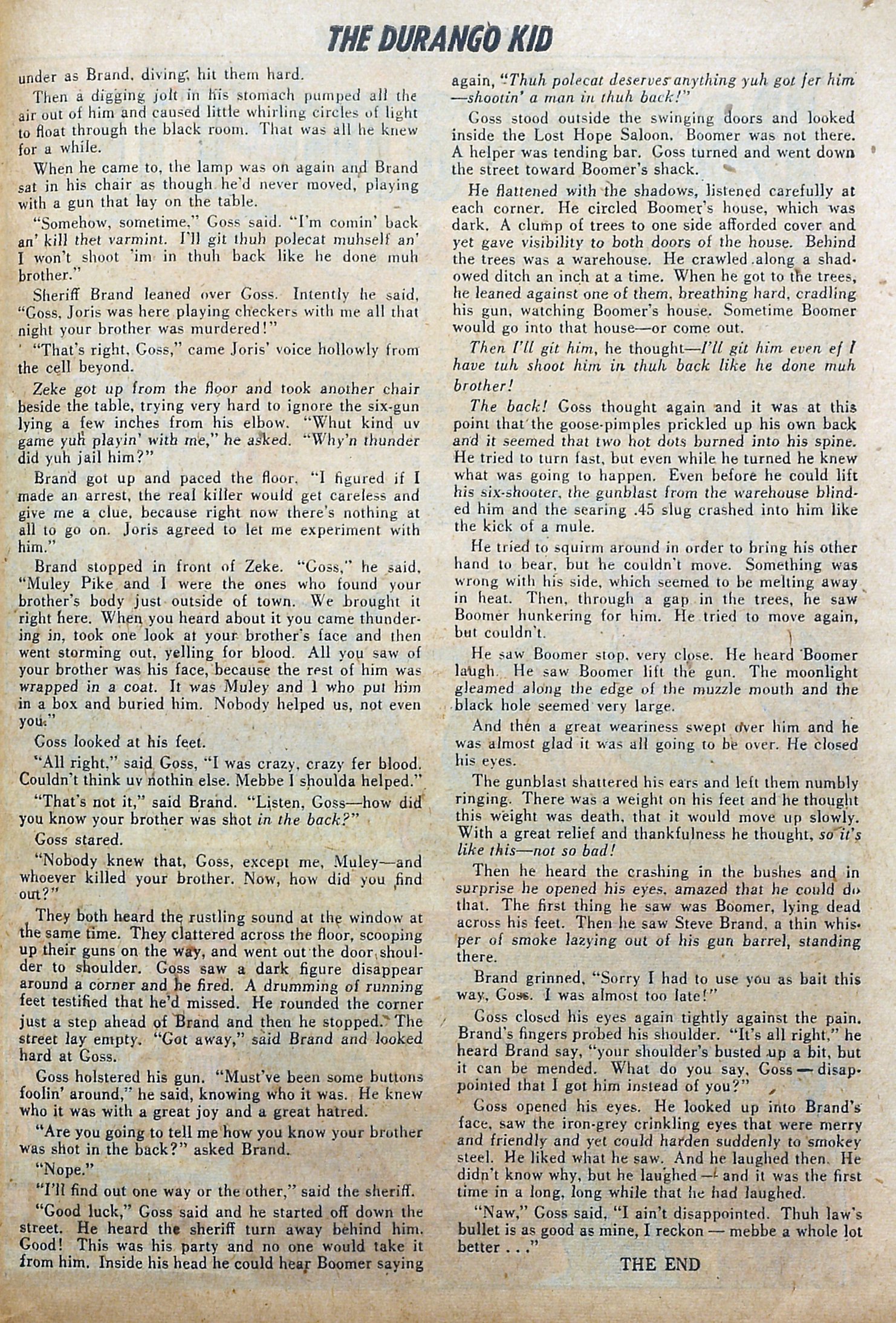 Read online Charles Starrett as The Durango Kid comic -  Issue #1 - 27